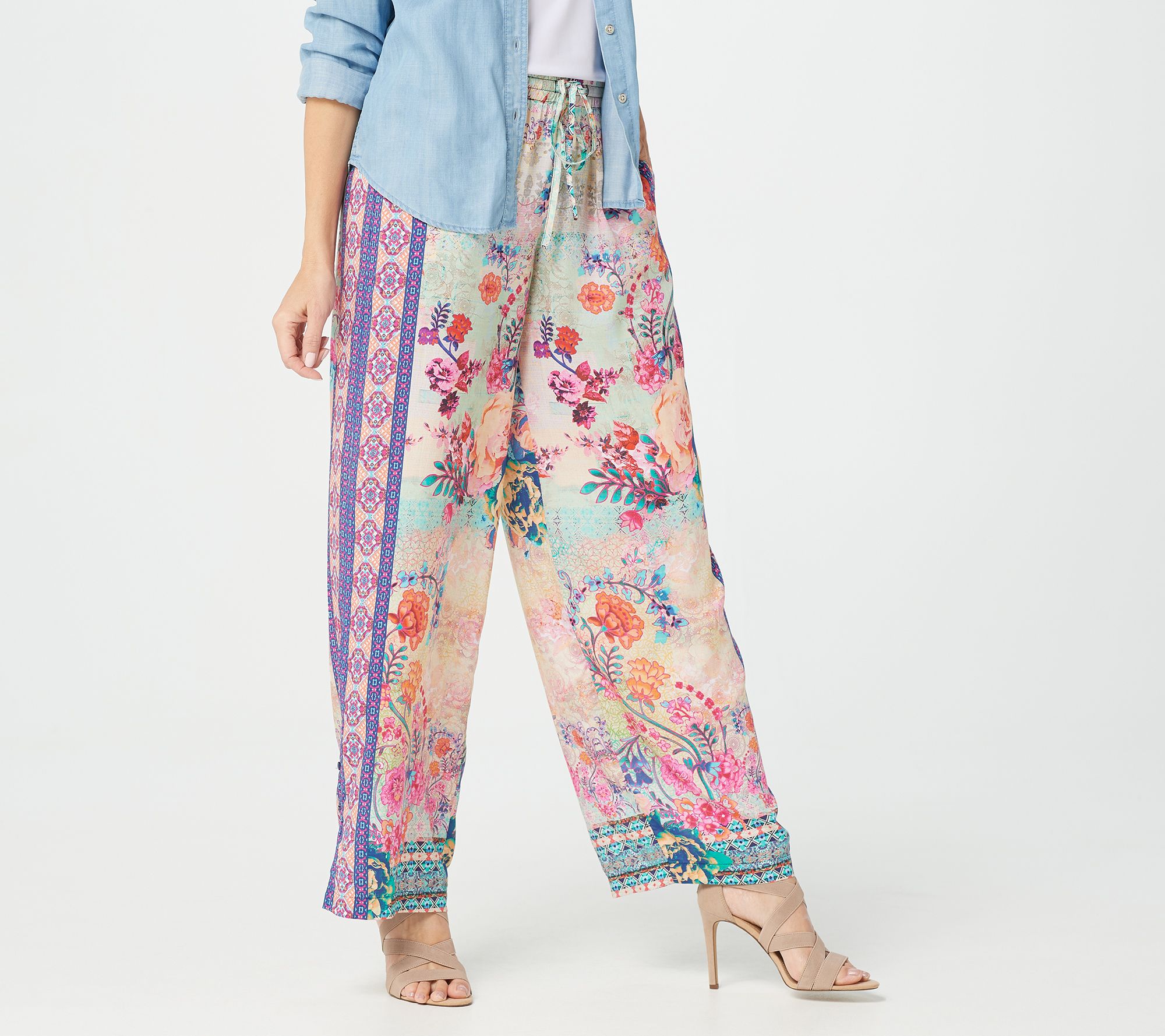 qvc iman palazzo pants