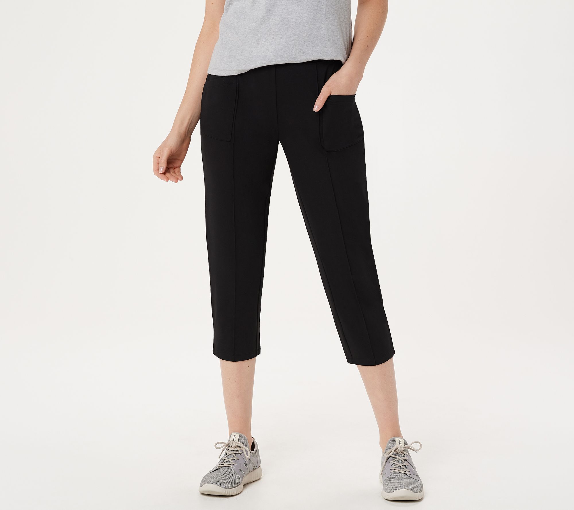 "As Is" Denim & Co. Active Duo Stretch Capris