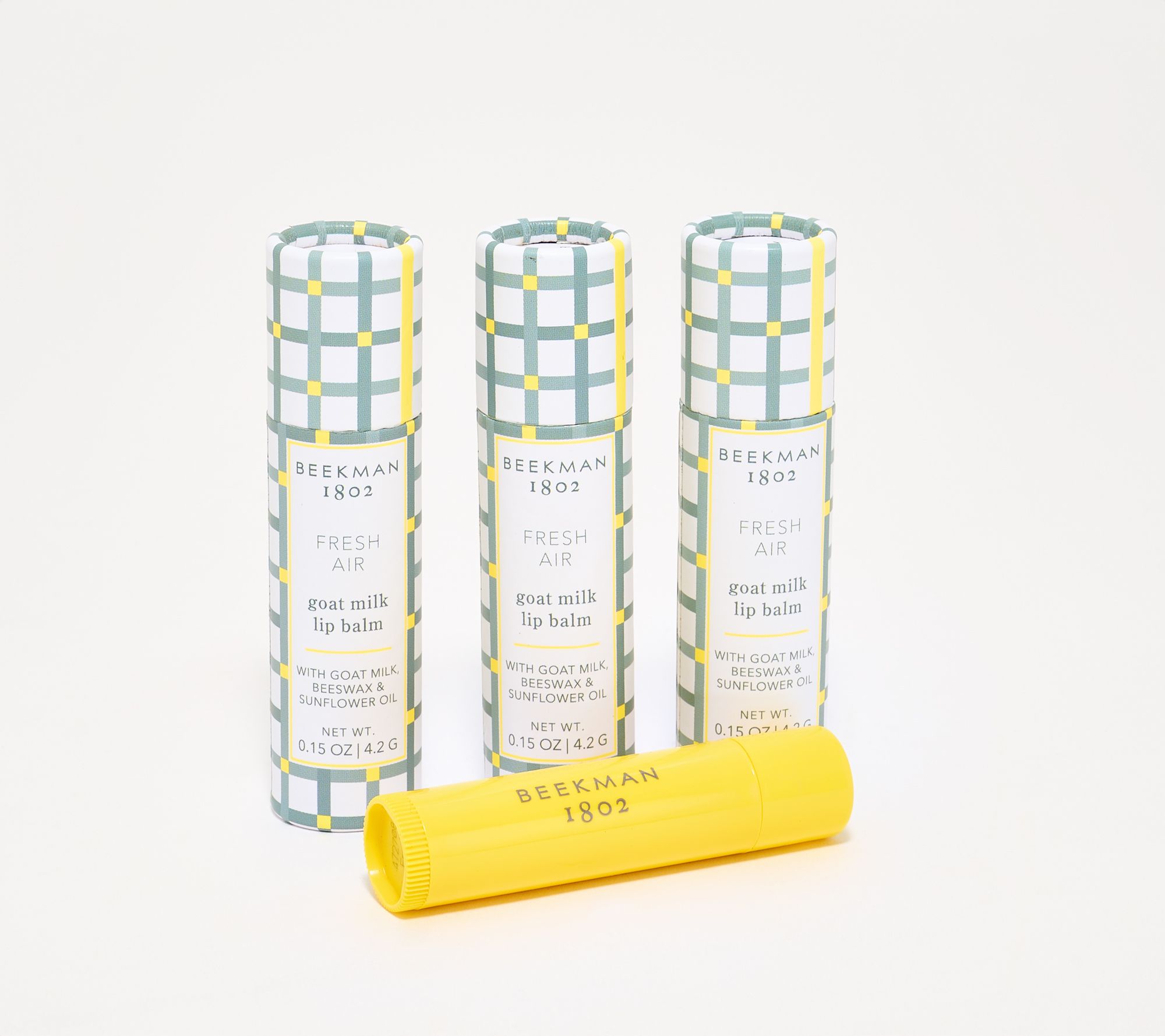 Beekman 1802 Goat Milk Lip Balm Trio