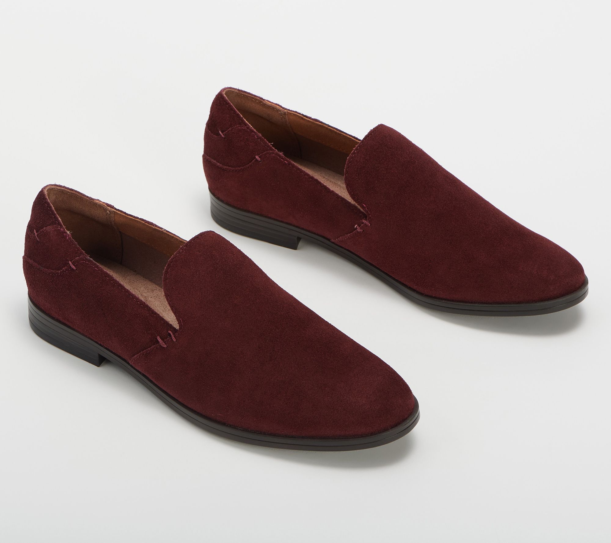Rockport Suede Loafers - Perpetua - QVC.com