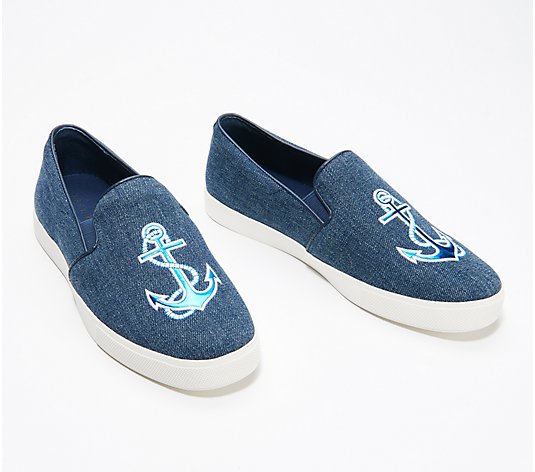Katy Perry Canvas Slip-On Shoes - The Kerry