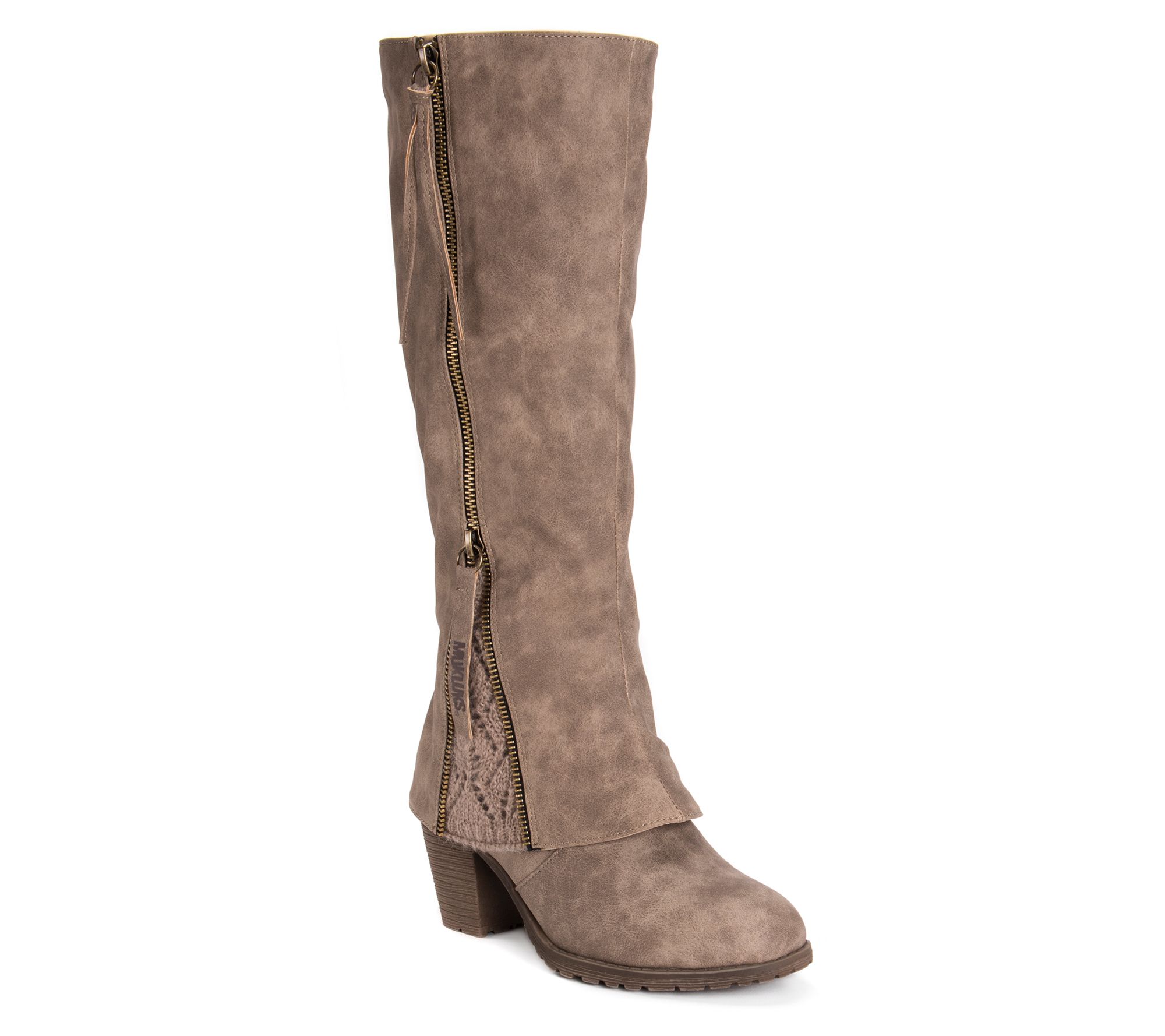 muk luks wide calf boots