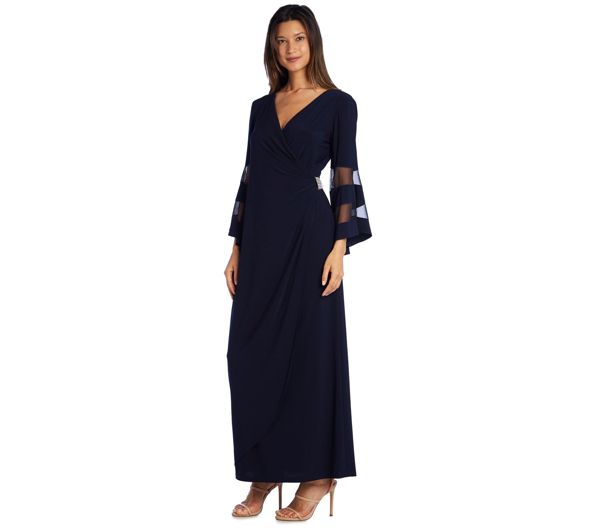 R&M Richards Crossover Maxi Dress - QVC.com