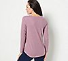Susan Graver Weekend Waffle Knit Square Neck Top, 2 of 4