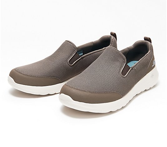 Skechers Men's GOwalk Max Washable Mesh Slip-On Shoes - Clinched