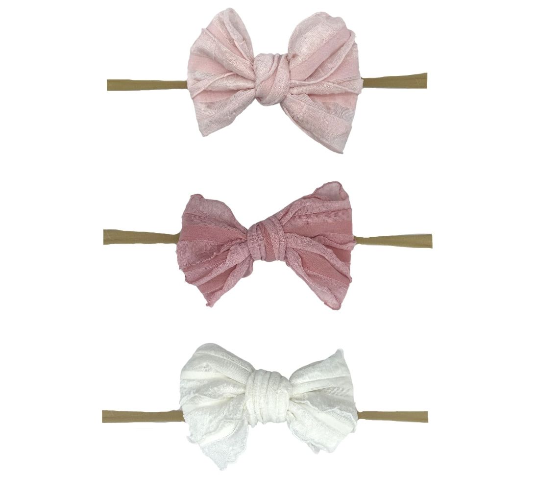 Headbands of Hope Baby Clip / Bow Set of 3