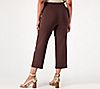 Belle by Kim Grael Petite Faux Leather with Ponte Gauchos, 1 of 2