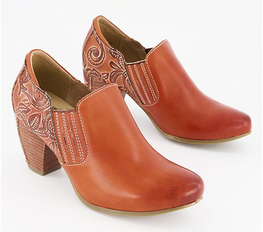 L'Artiste by Spring Step Leather Shooties - Leatha