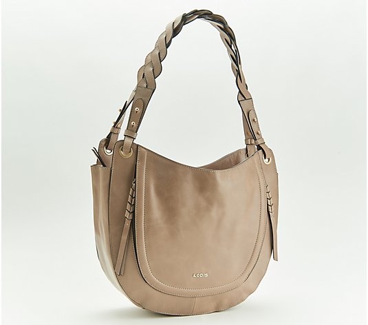 LODIS Leather Tote with Braided Strap - Margo