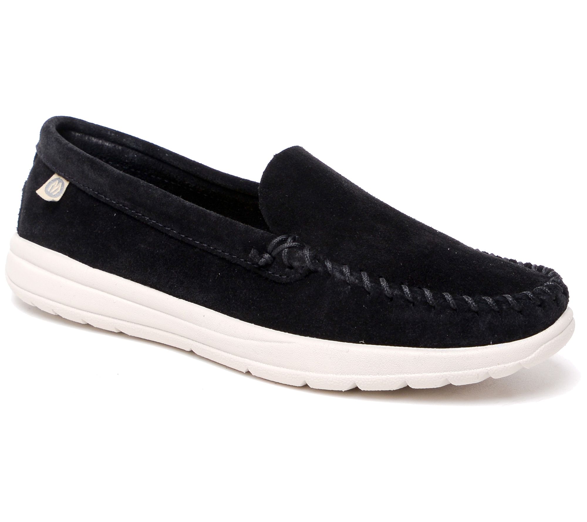 Minnetonka Women's Discover Classic Slip-On Shoes