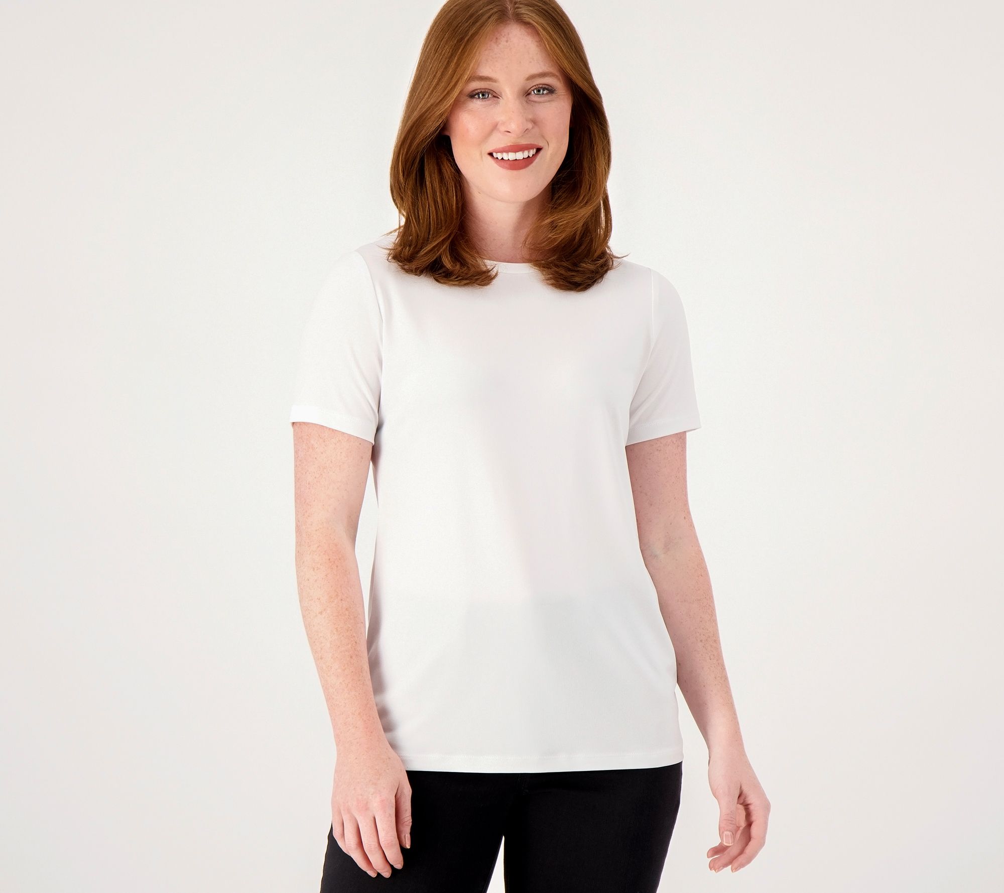 qvc susan graver liquid knit tee