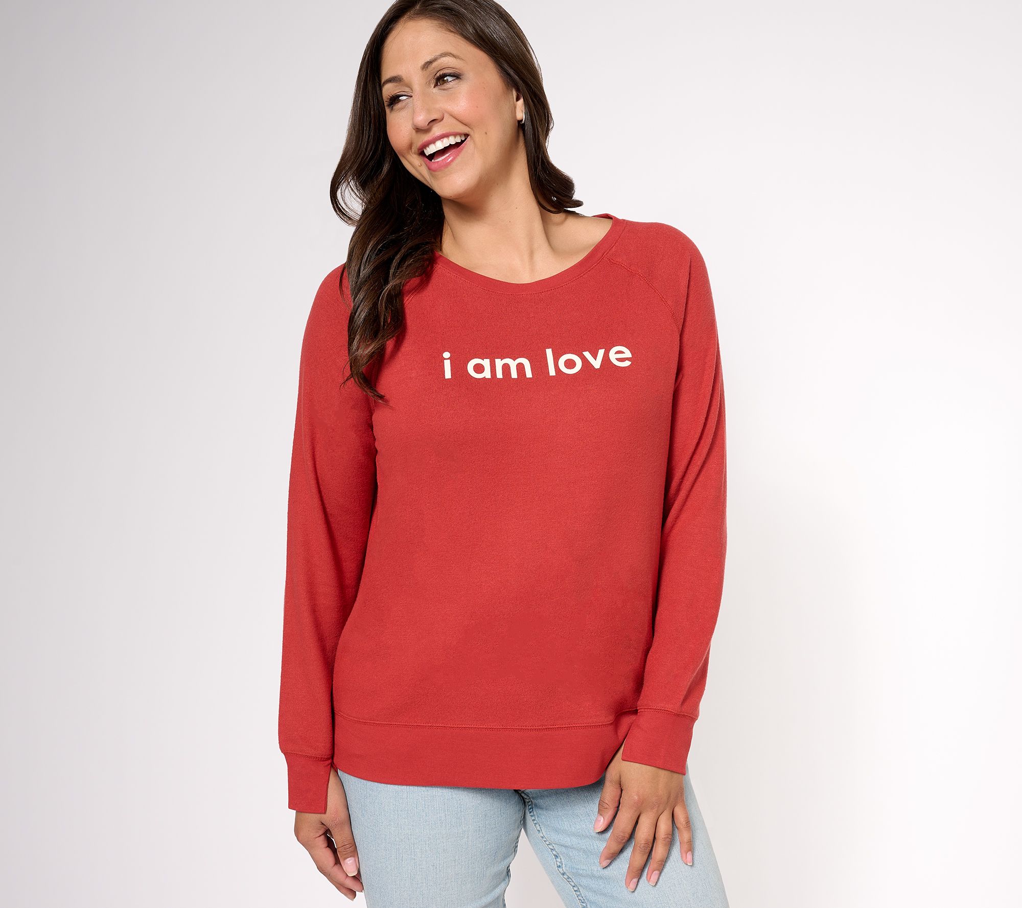 "As Is" Peace Love World Comfy Affirmation Pullover