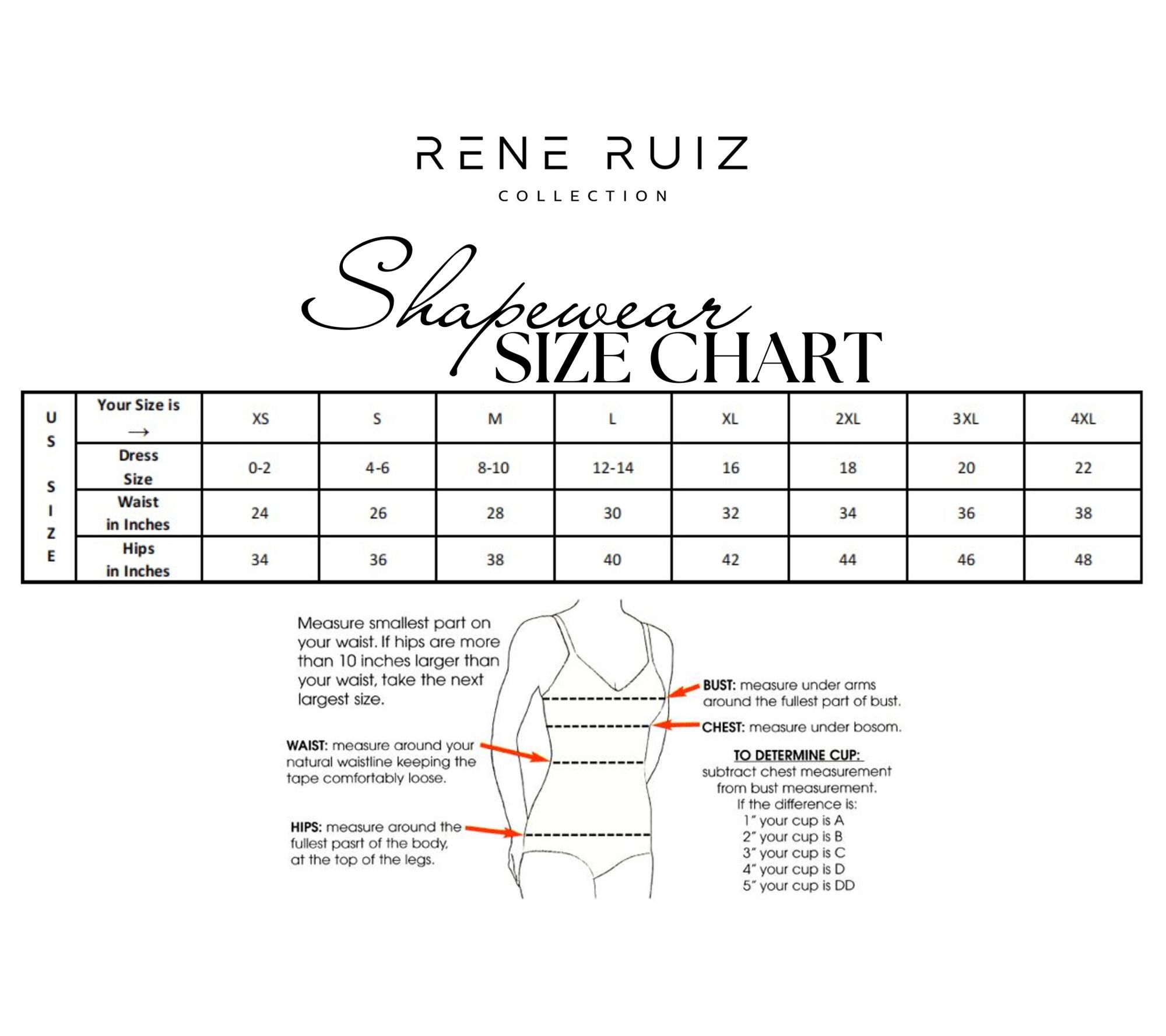 V Neck Shapewear Bodysuit - Rene Ruiz Collection
