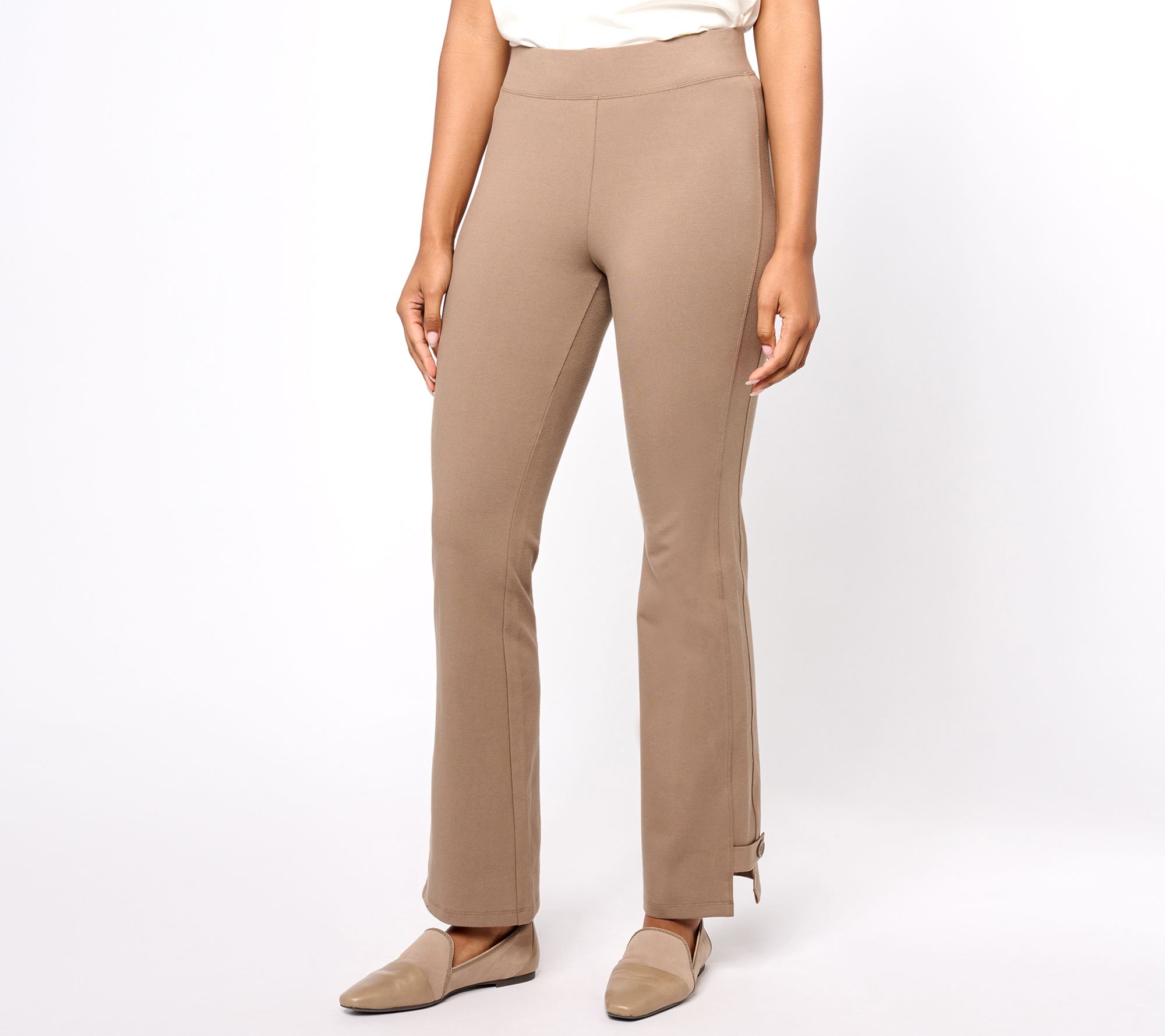 Women with Control Tall Pull-On Knit Slim Pant 