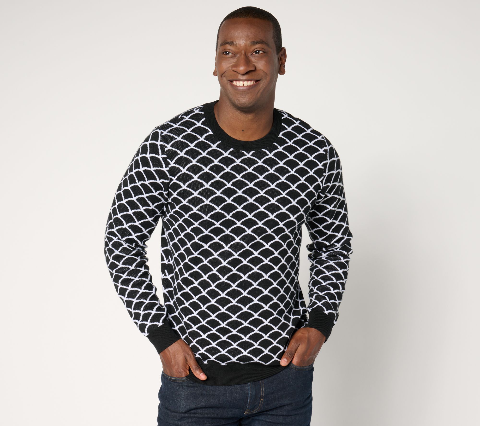 Studio Park x Alberti Popaj Men's Festive Pullover Sweater