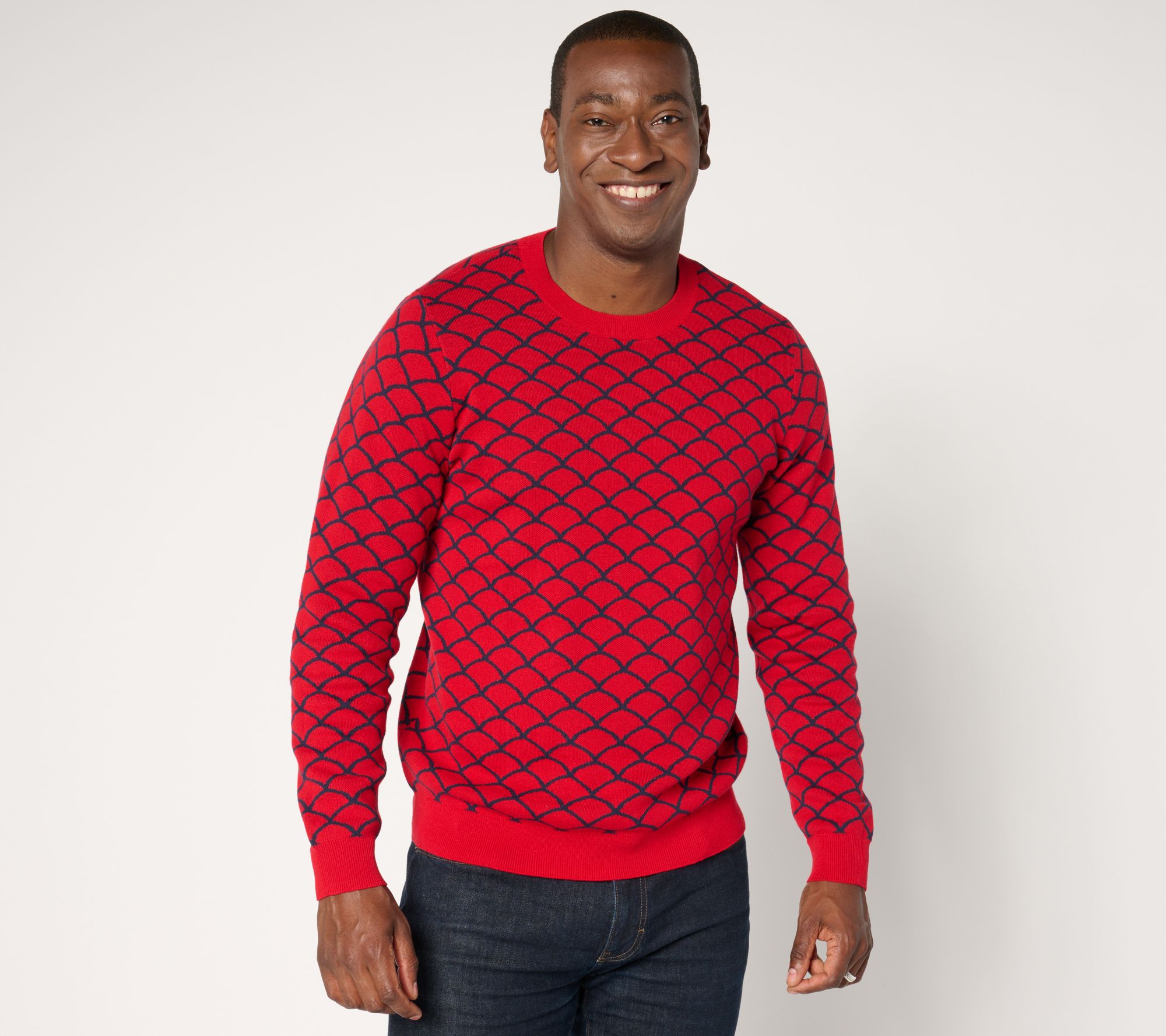 Studio Park x Alberti Popaj Men's Festive Pullover Sweater