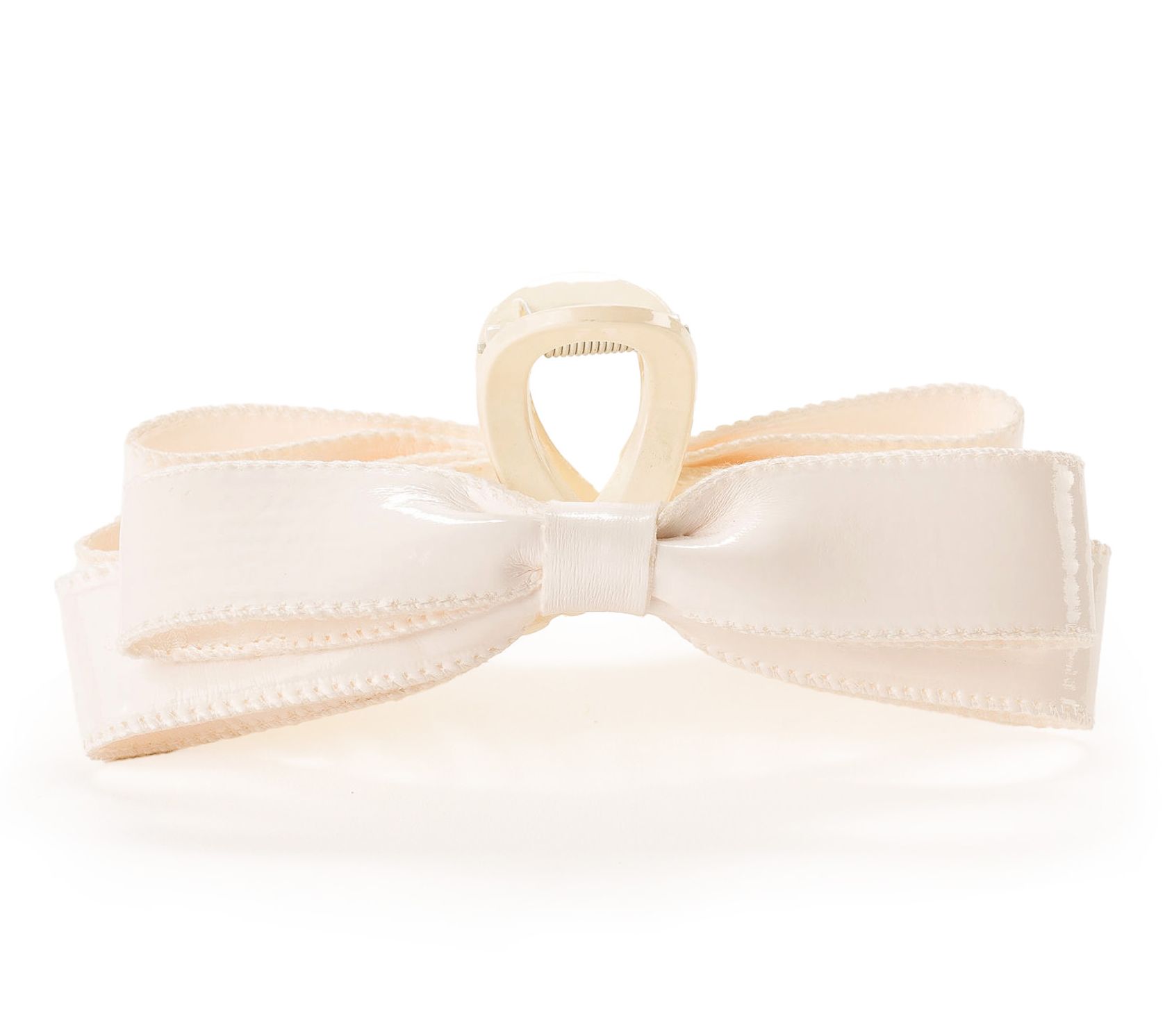 Violet & Brooks Paige Faux Patent Leather Bow Claw Clip