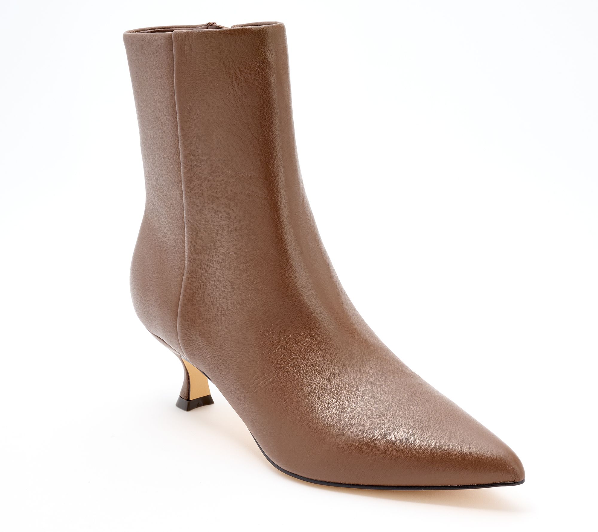 "As Is" Marc Fisher LTD Leather Ankle Boots- Iggy QV