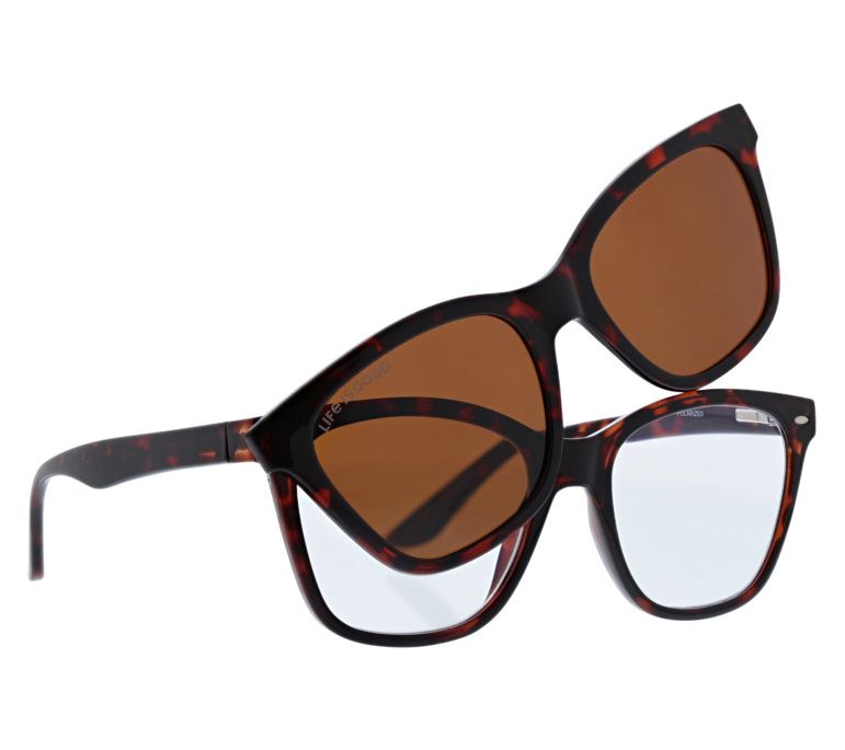 Life is Good Eyre Square Blue Light Readers with Sunglass Clip