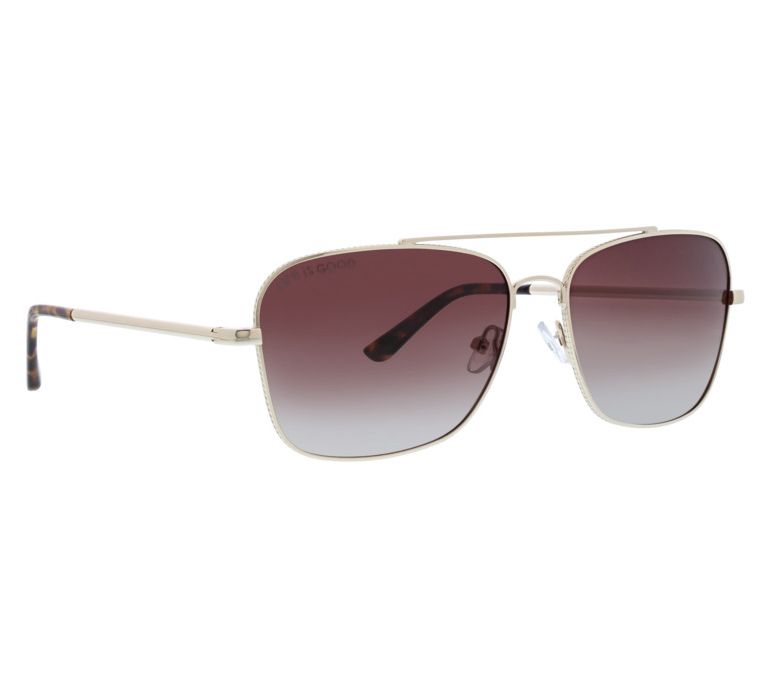Life is Good Coney Rectangle Polarized Aviator Sunglasses