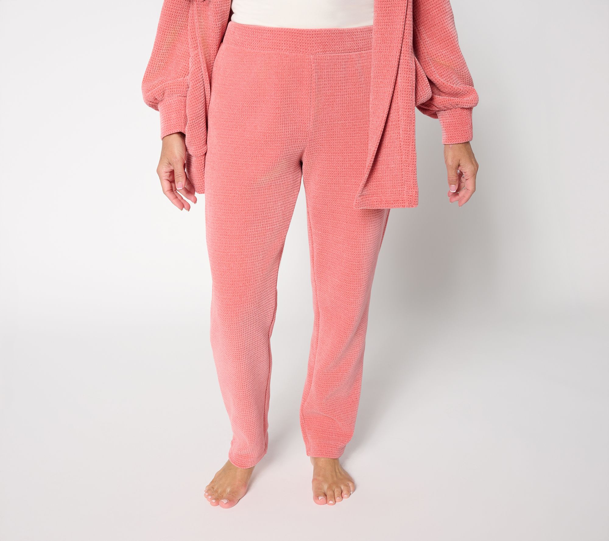 Modern Soul Chenille Waffle Knit Tapered Lounge Pant