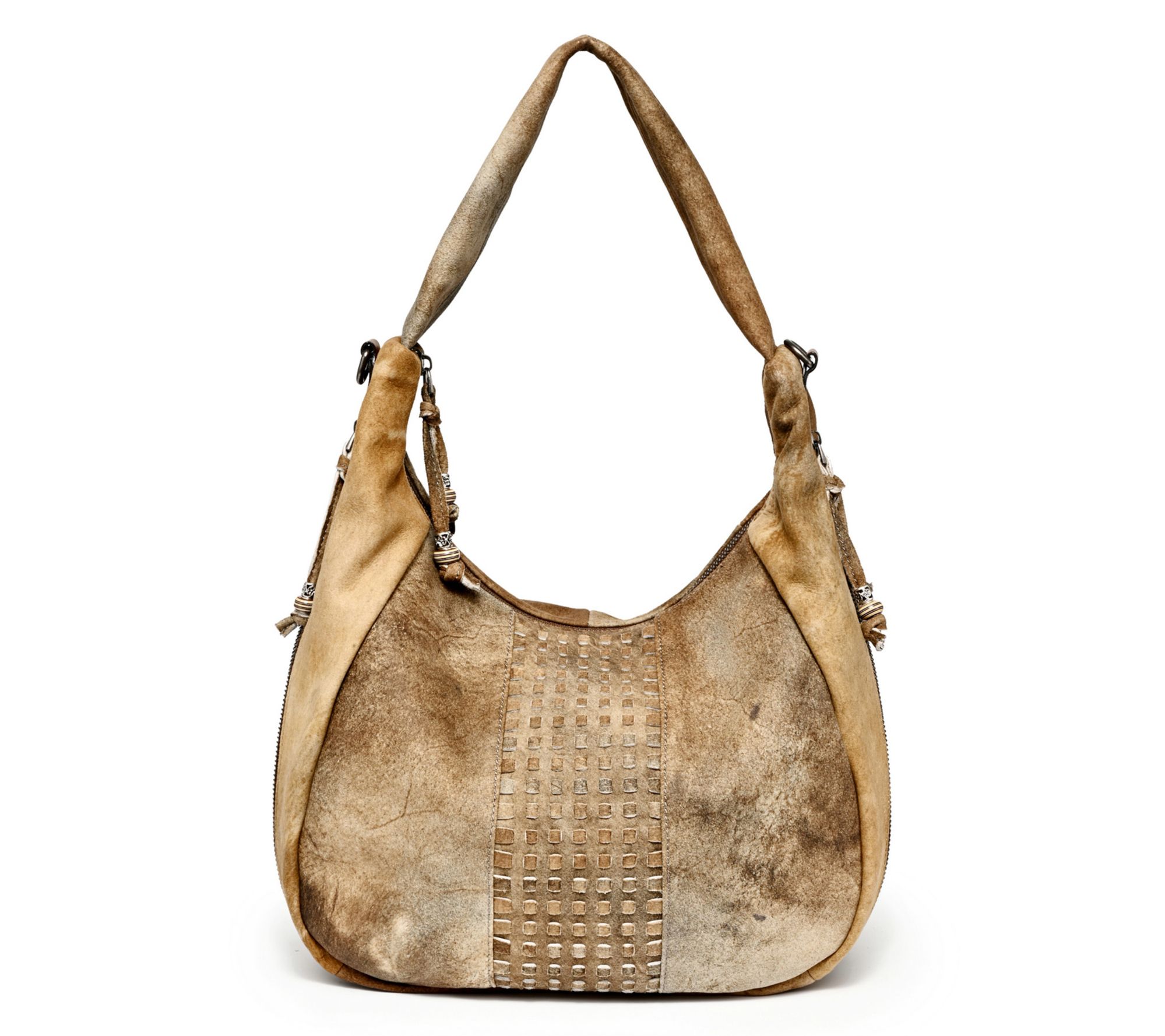 Old Trend Dorado Convertible Leather Hobo Shoulder Bag