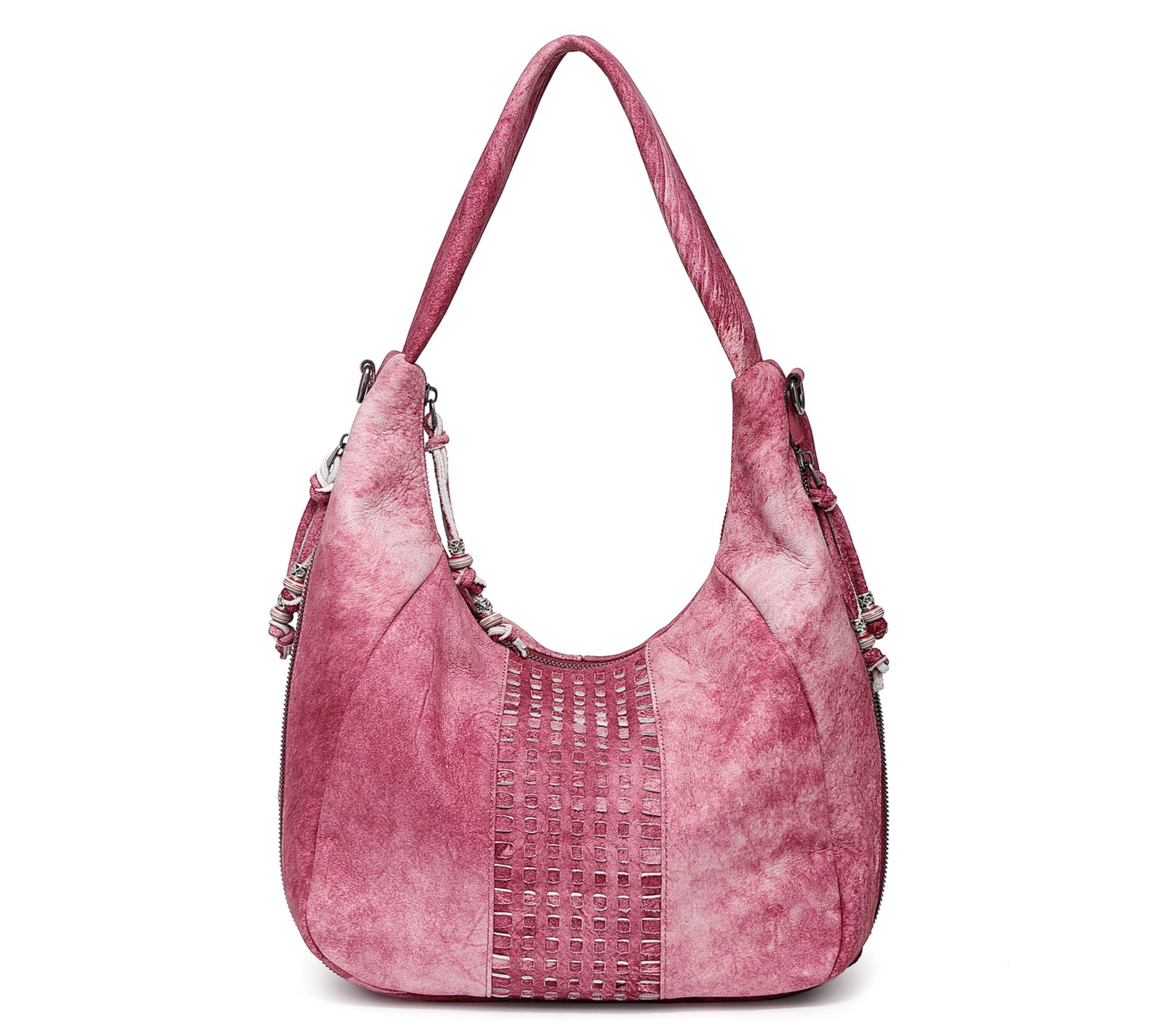 Old Trend Dorado Convertible Leather Hobo Shoulder Bag