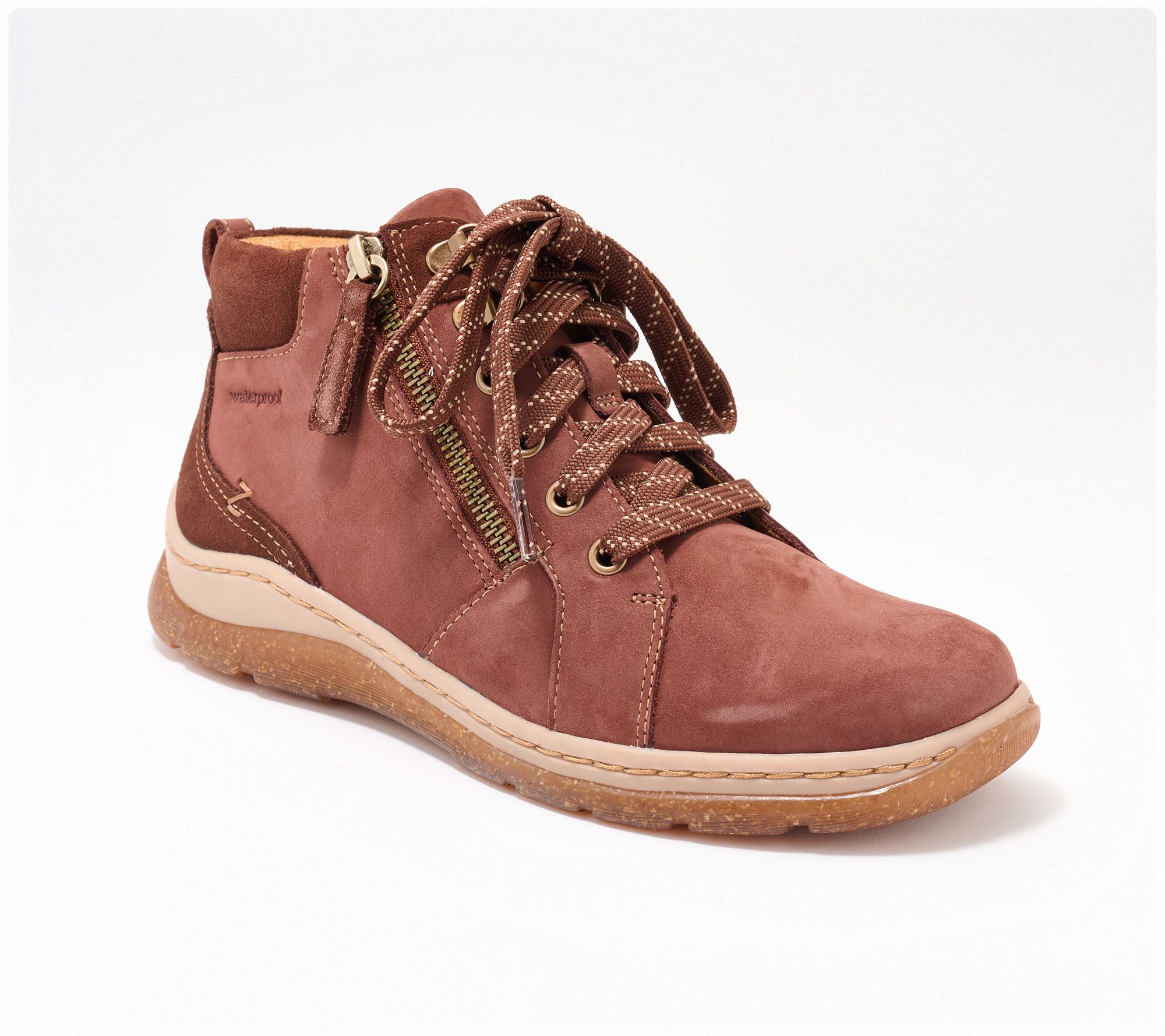 Clarks Signature Waterproof Leather Boots -Orlene Top