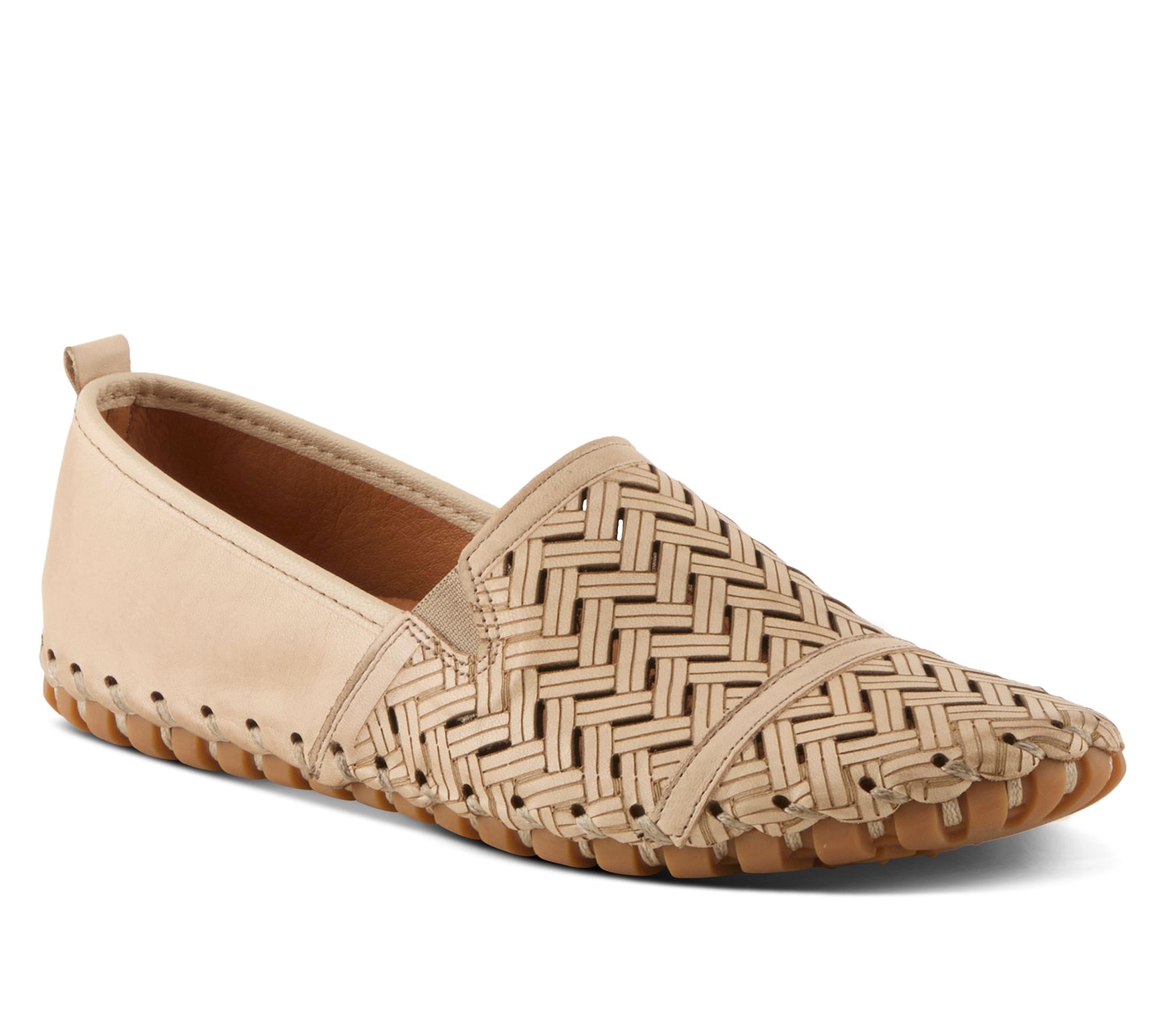 Spring Step Leather Slip-Ons - Kapri