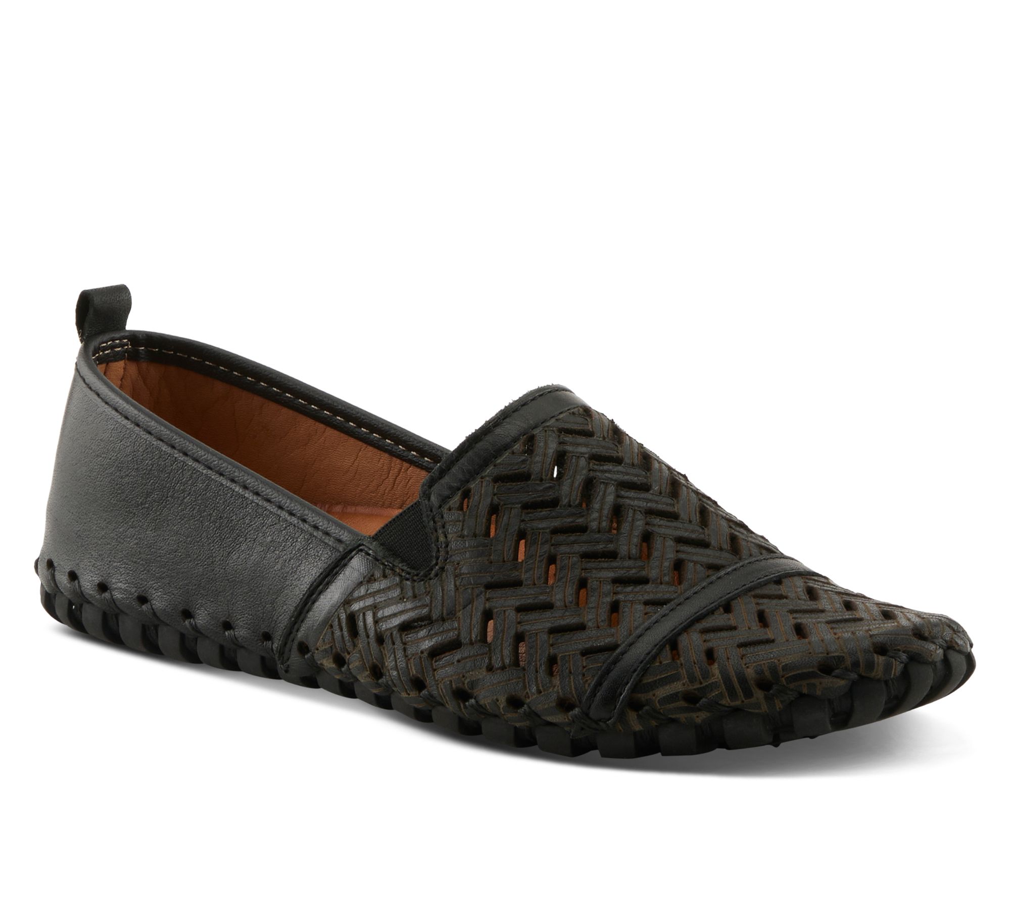 Spring Step Leather Slip-Ons - Kapri