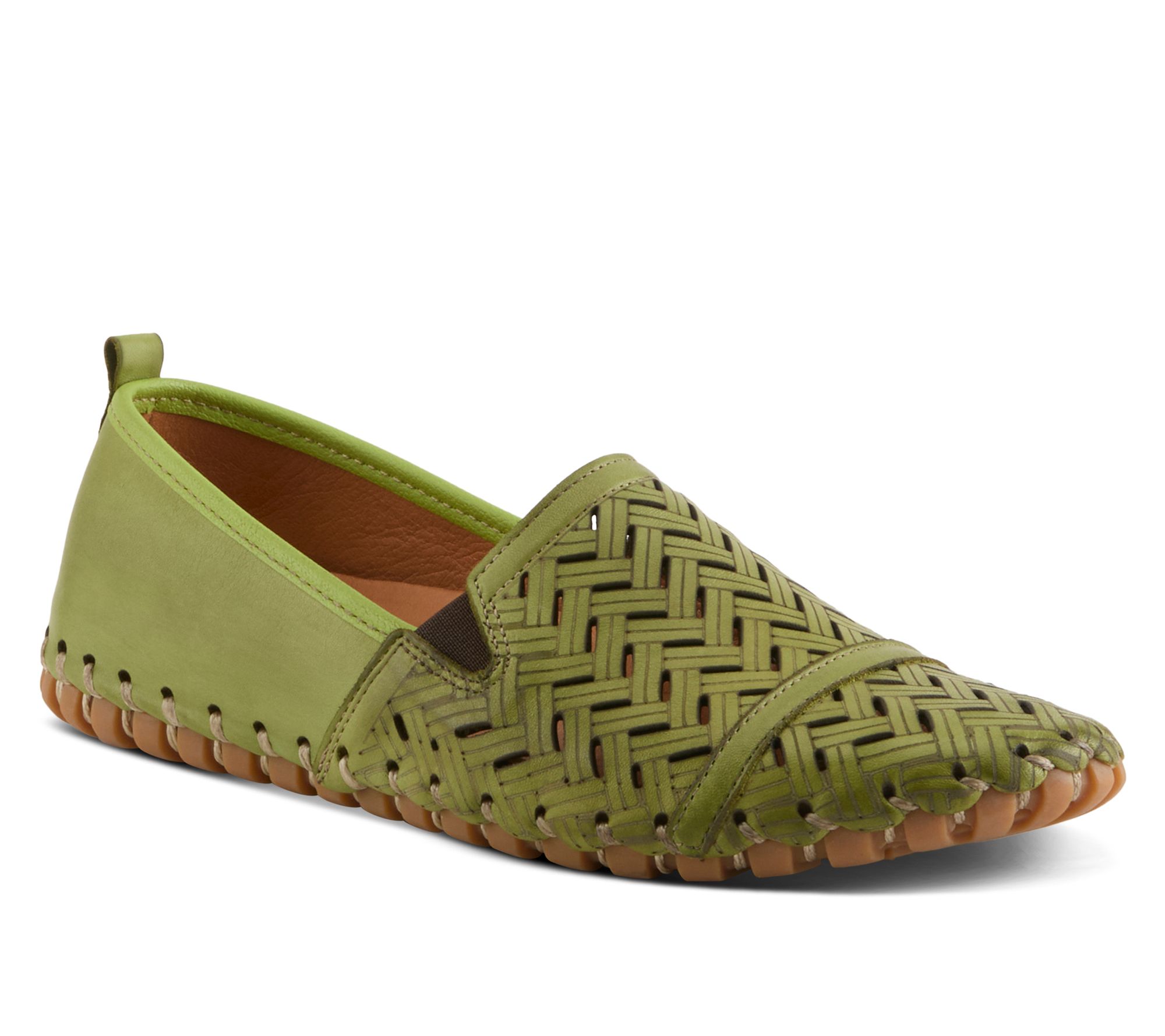 Spring Step Leather Slip-Ons - Kapri