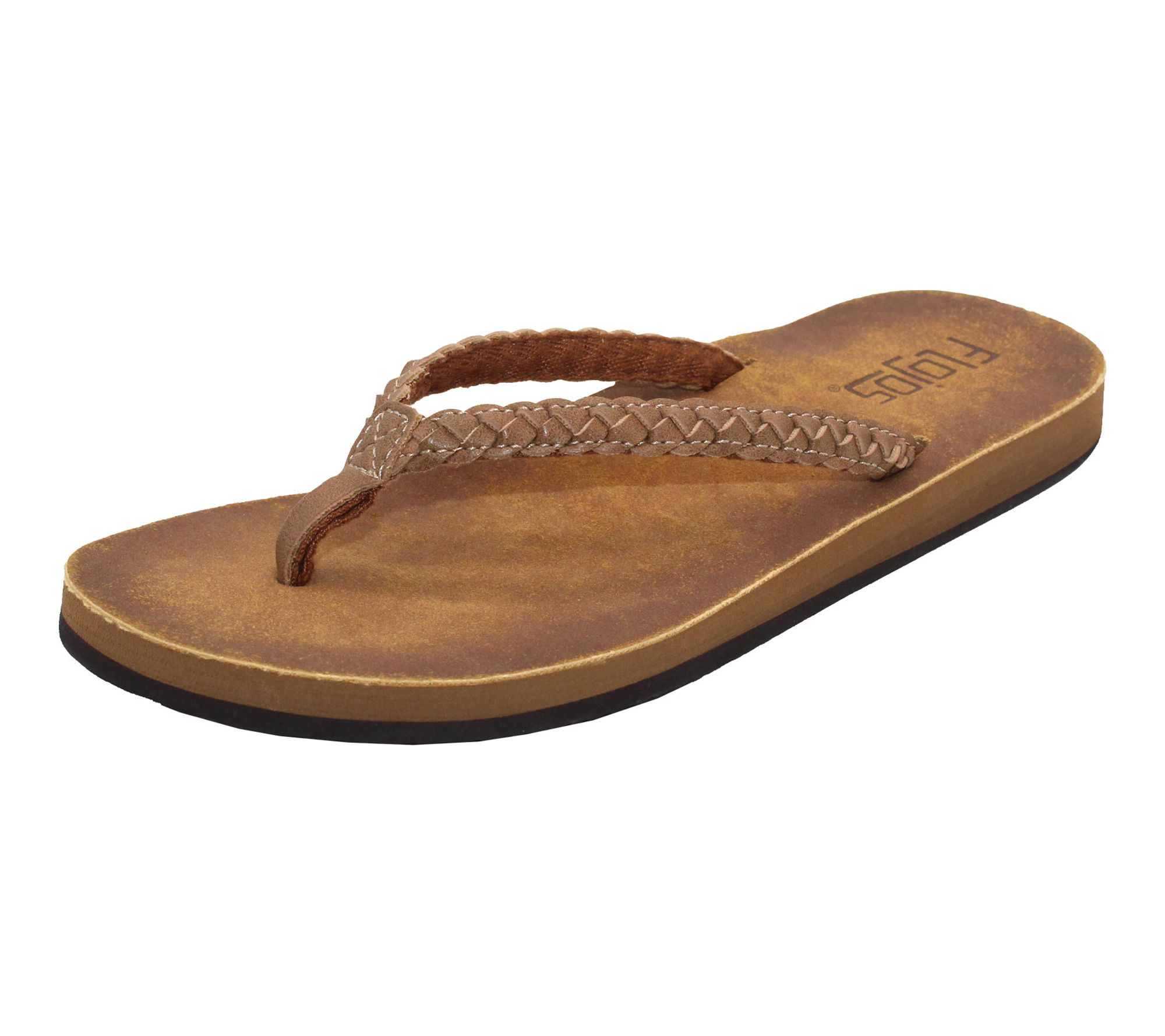 Flojos Braided Strap Thong Sandal - Sky
