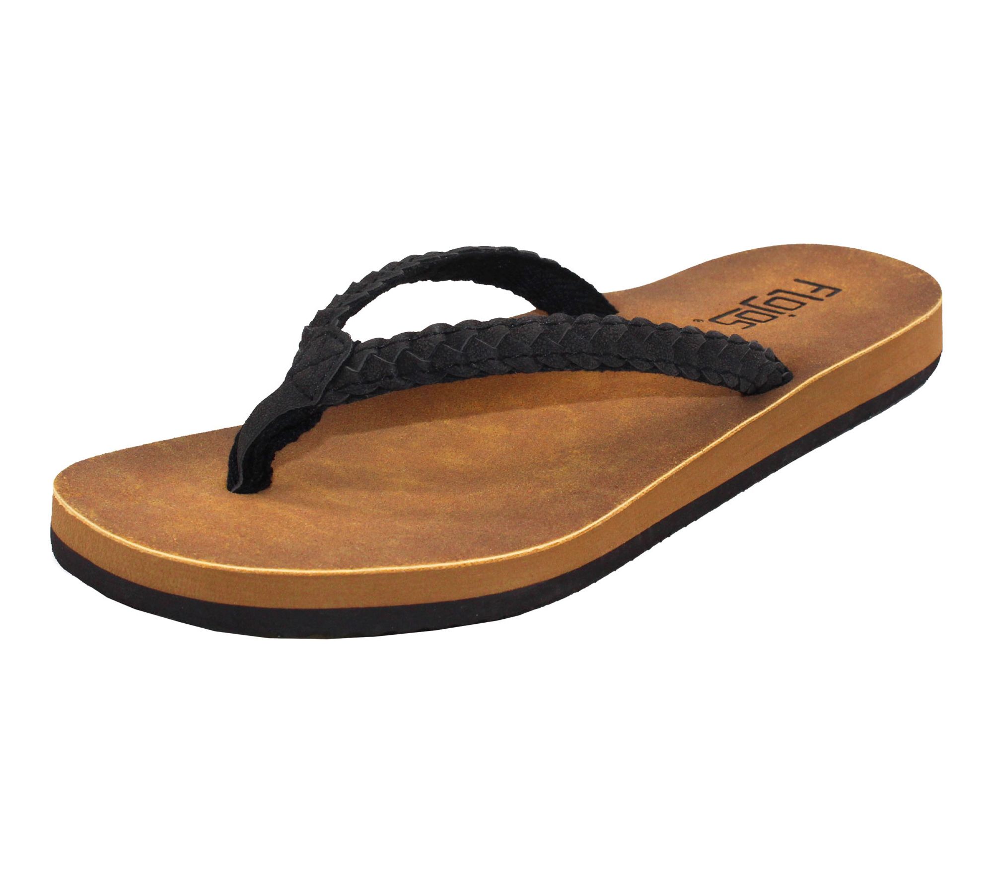 Flojos Braided Strap Thong Sandal - Sky