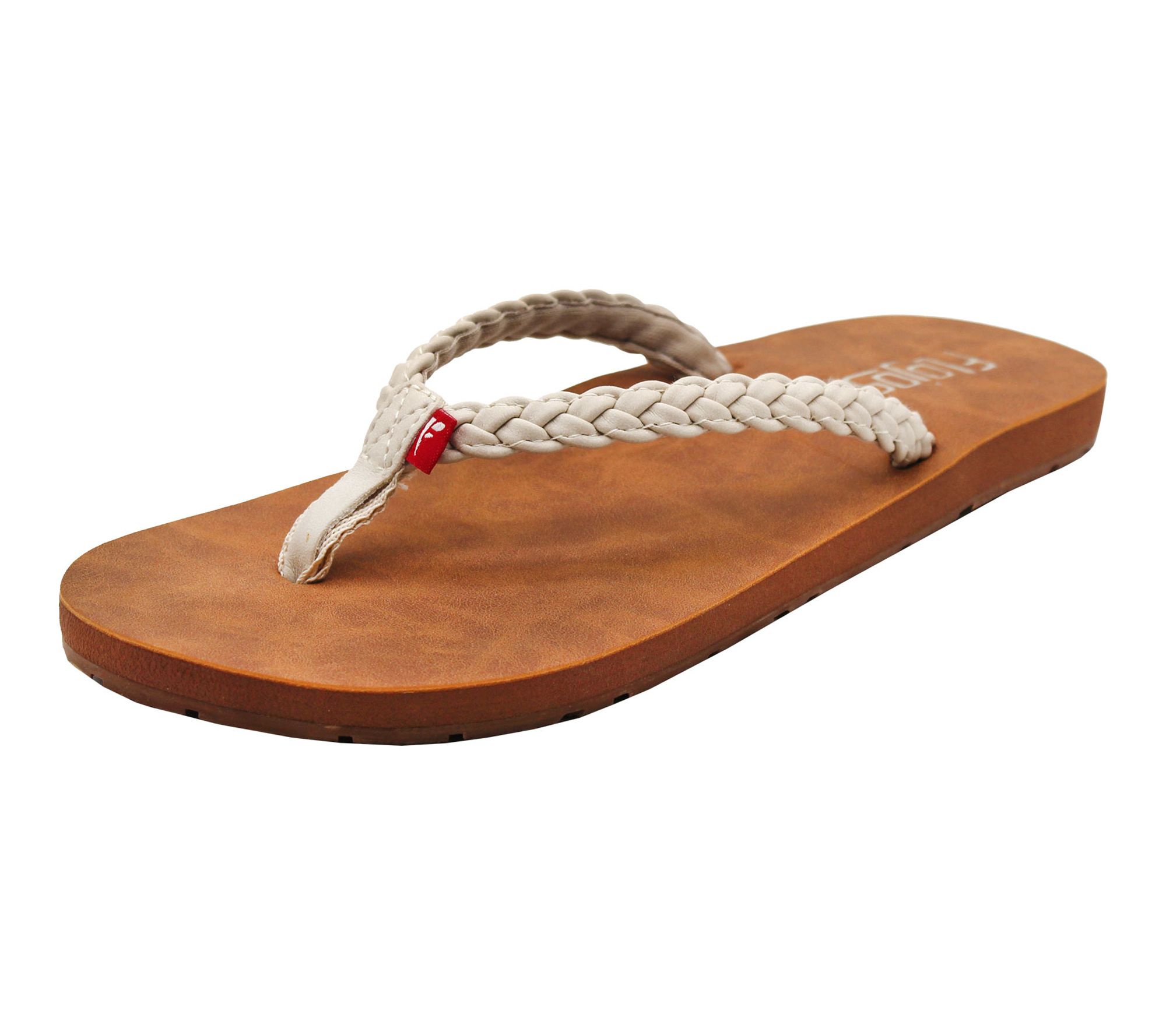 Flojos Braided Strap Thong Sandal - Harper