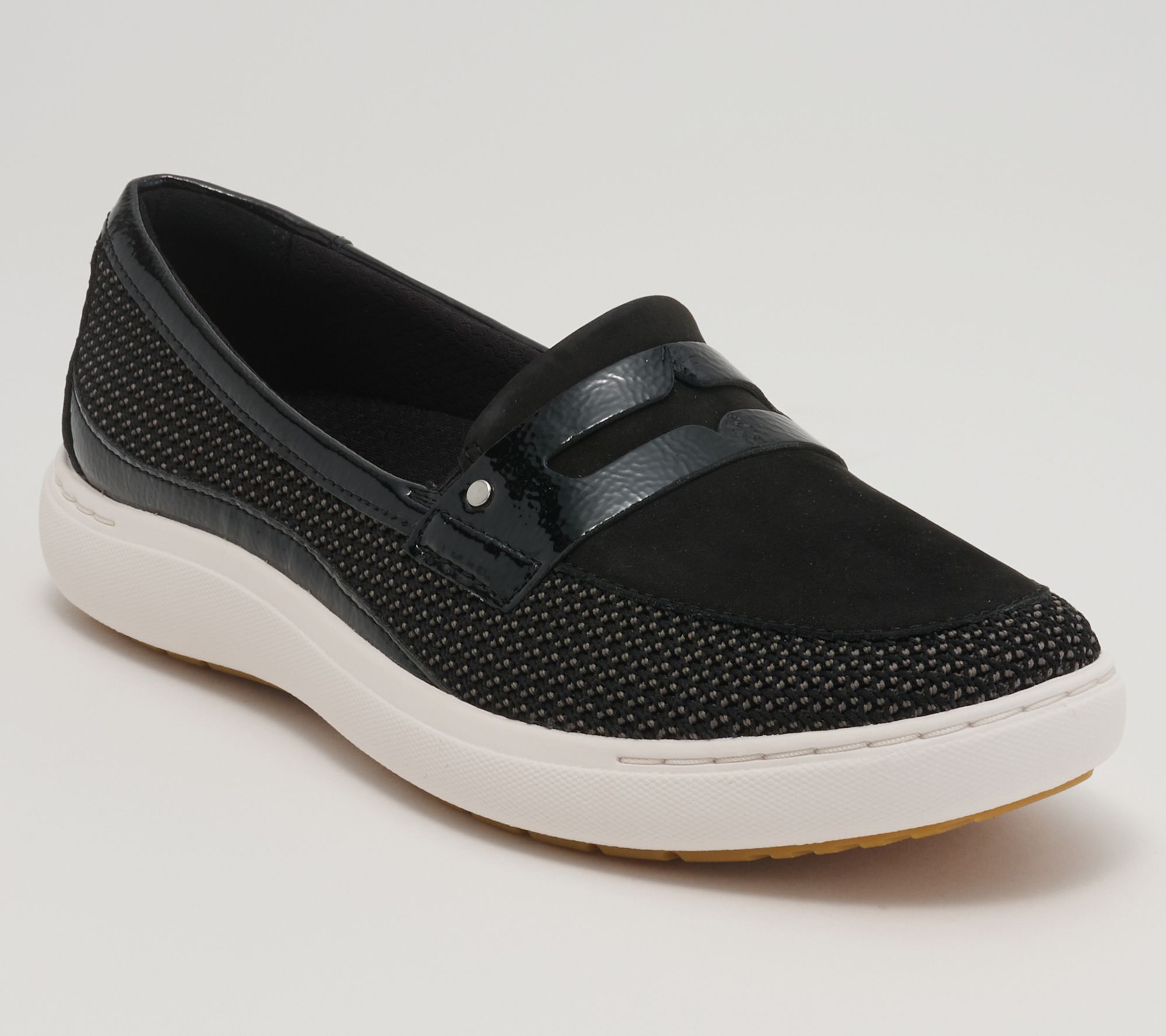 Clarks Artisan Leather Slip-Ons -Nalle Glide