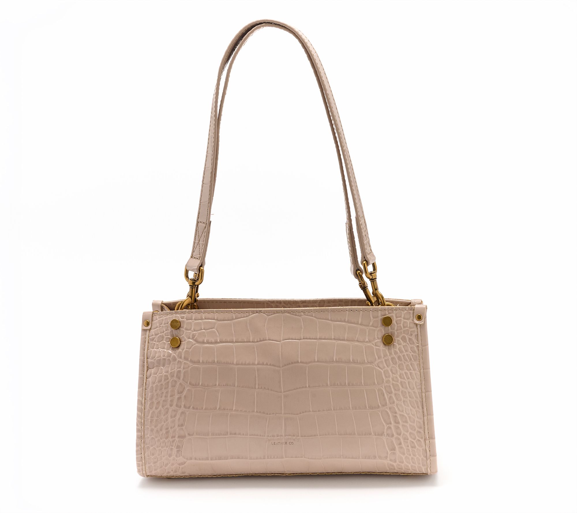 "As Is" American Leather Co. LenoxTripleEntr Croco Shoulder