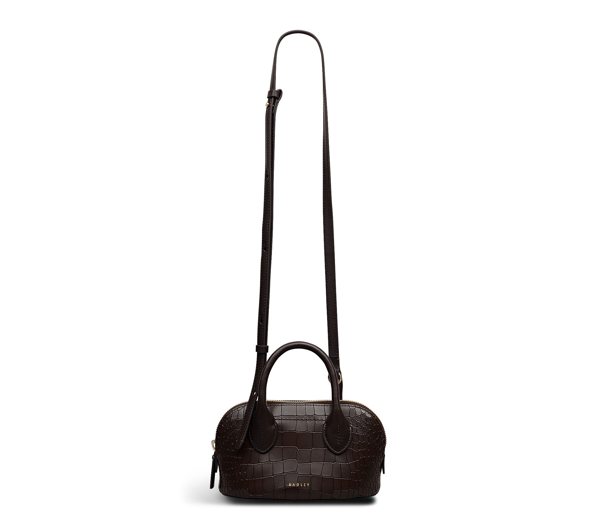 RADLEY The Muriel - Faux Croc Micro Zip Top Leather Grab Bag