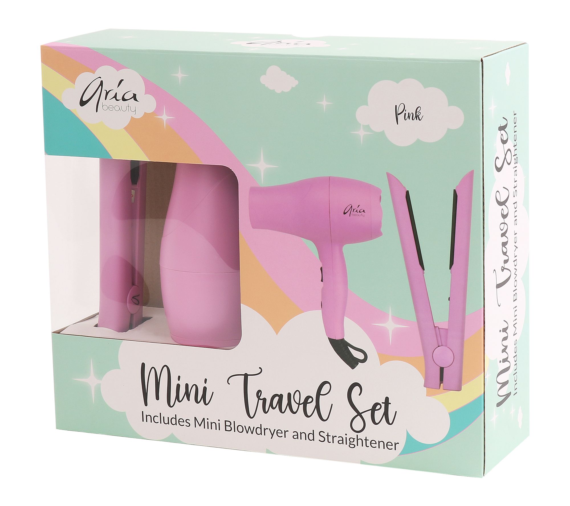 ARIA BEAUTY MINI TRAVEL SET- PINK