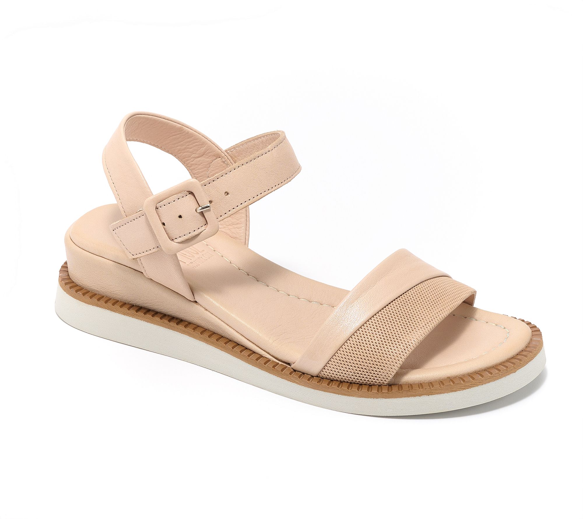 Miz Mooz Leather Wedge Sport Sandals - Ellie