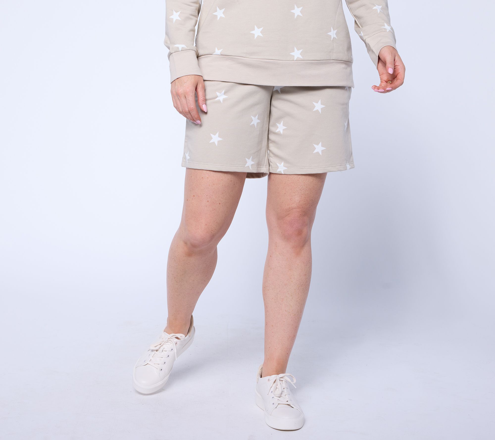 Liberty Belles by Kim Gravel Regular 7" French Terry Star Shorts