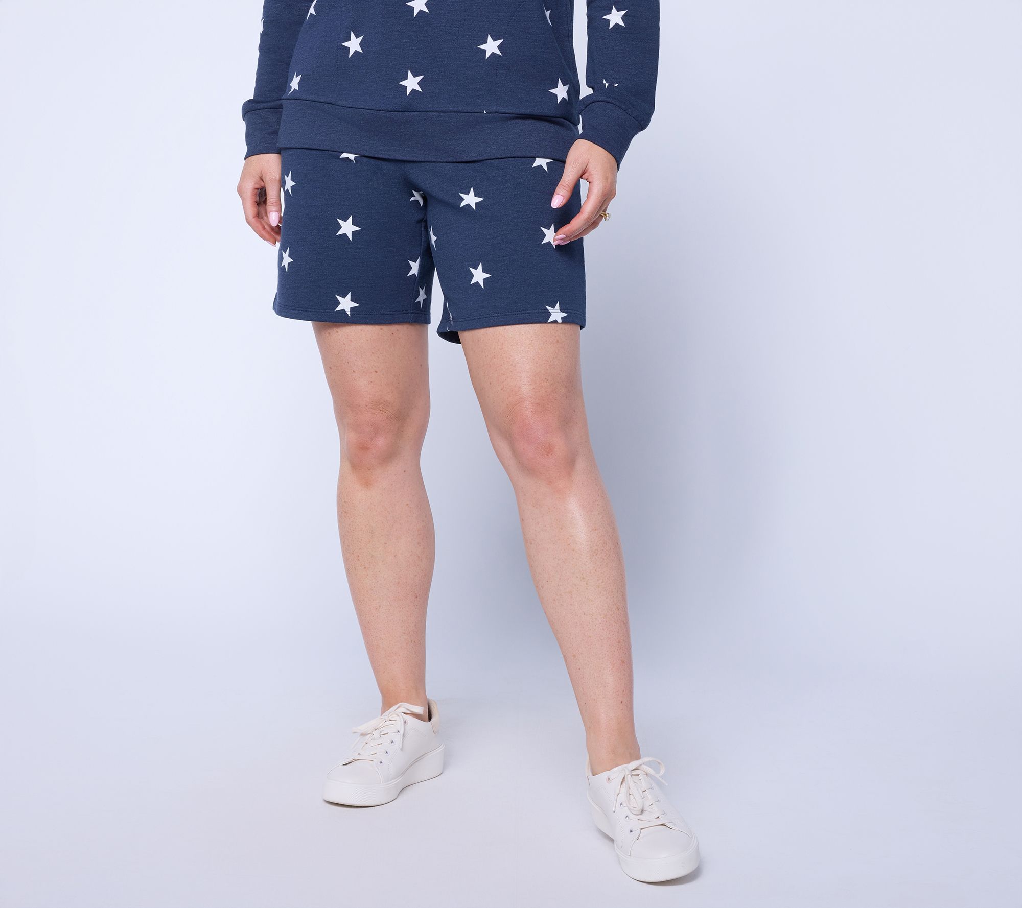Liberty Belles by Kim Gravel Regular 7" French Terry Star Shorts