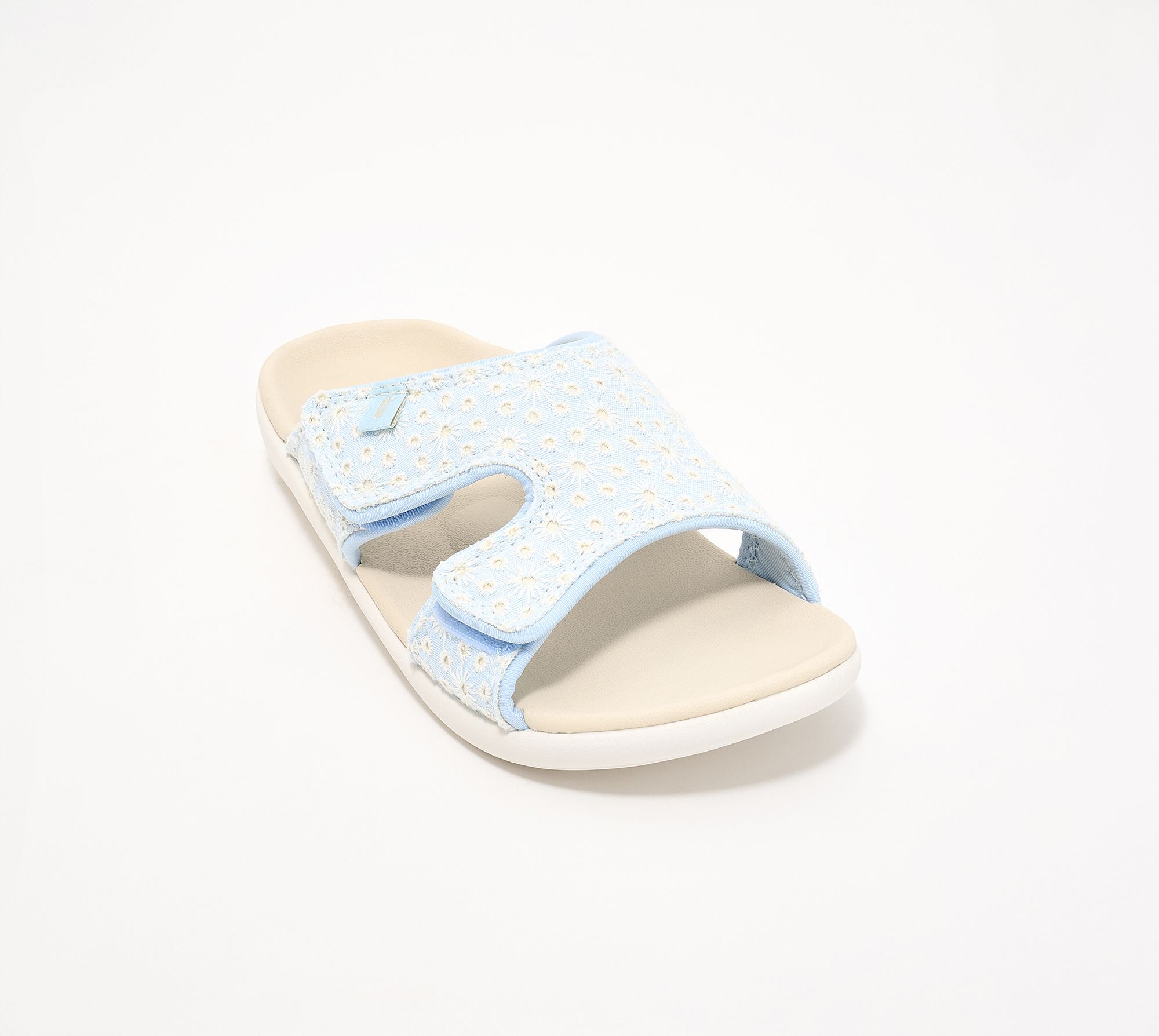 Revitalign Orthotic Eyelet Lace Slide Sandals - Kholo Society
