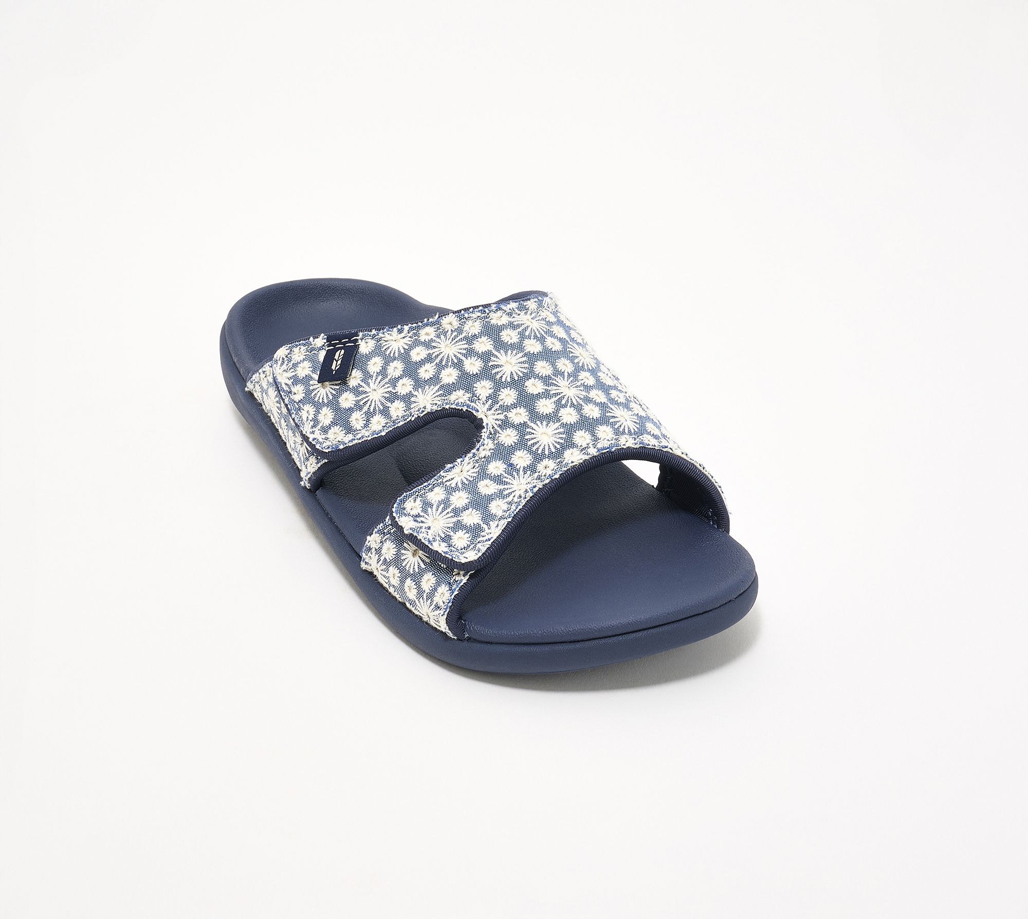 Revitalign Orthotic Eyelet Lace Slide Sandals - Kholo Society