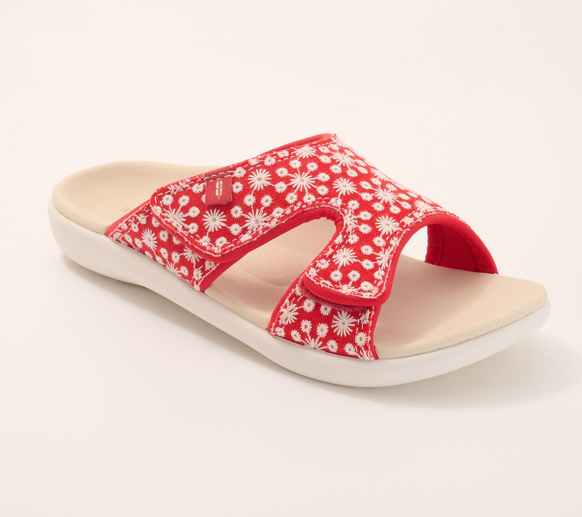 Revitalign Orthotic Eyelet Lace Slide Sandals - Kholo Society