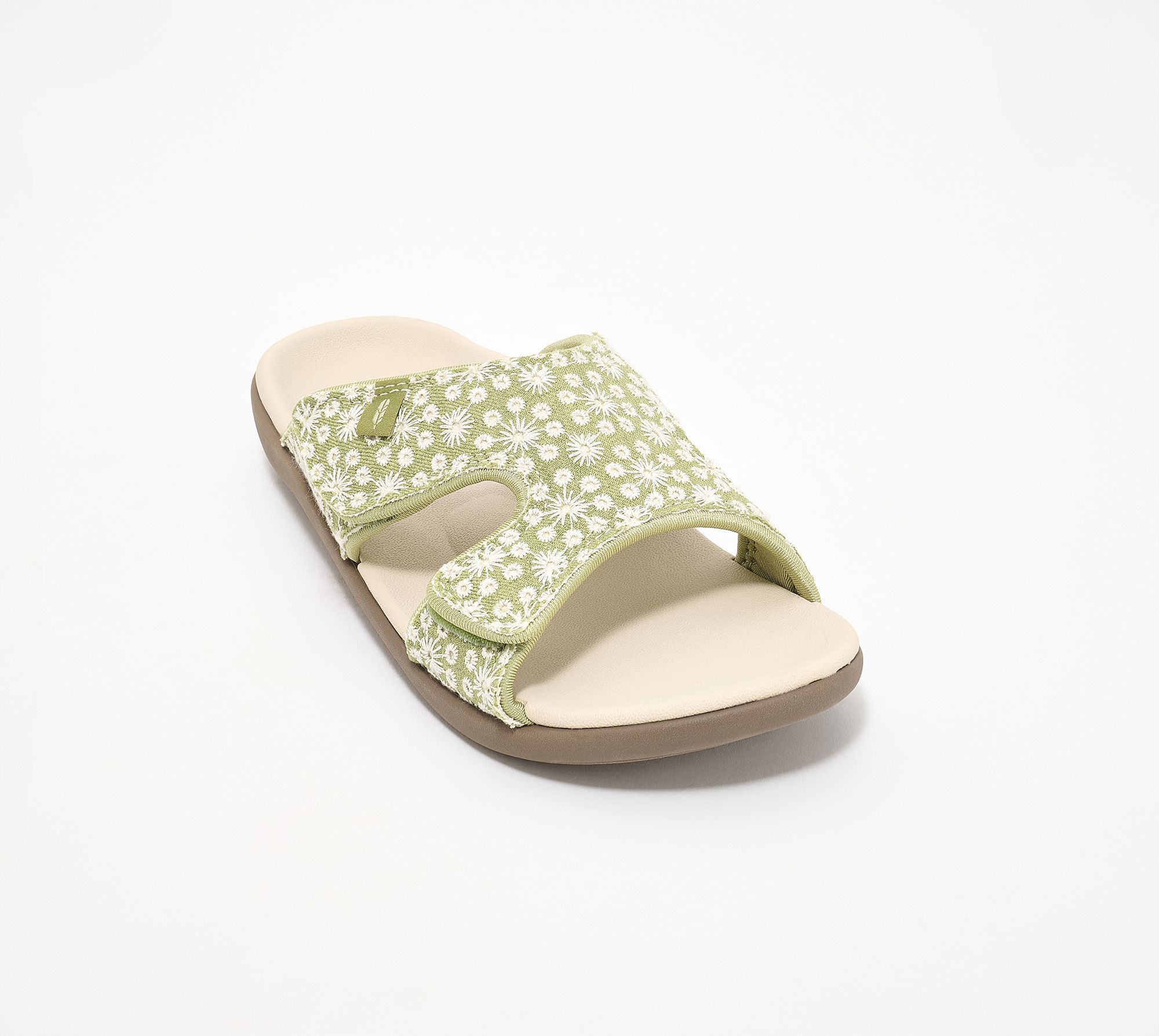 Revitalign Orthotic Eyelet Lace Slide Sandals - Kholo Society