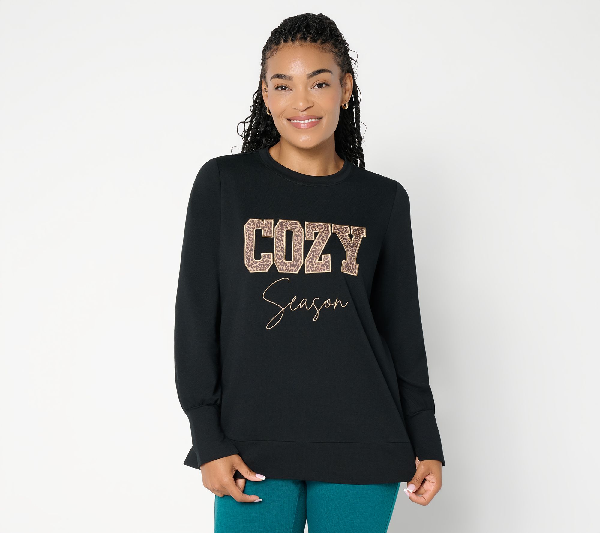 Belle by Kim Gravel French Terry Cozy Season Hello Fall Top