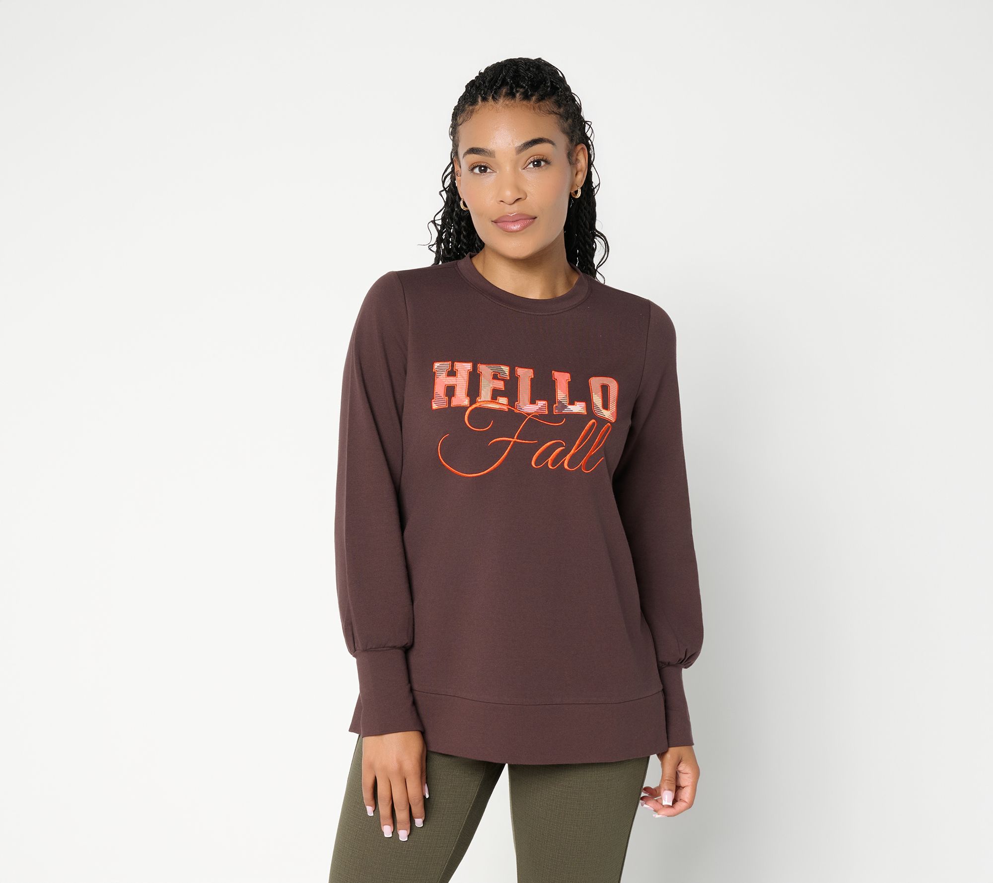 Belle by Kim Gravel French Terry Cozy Season Hello Fall Top