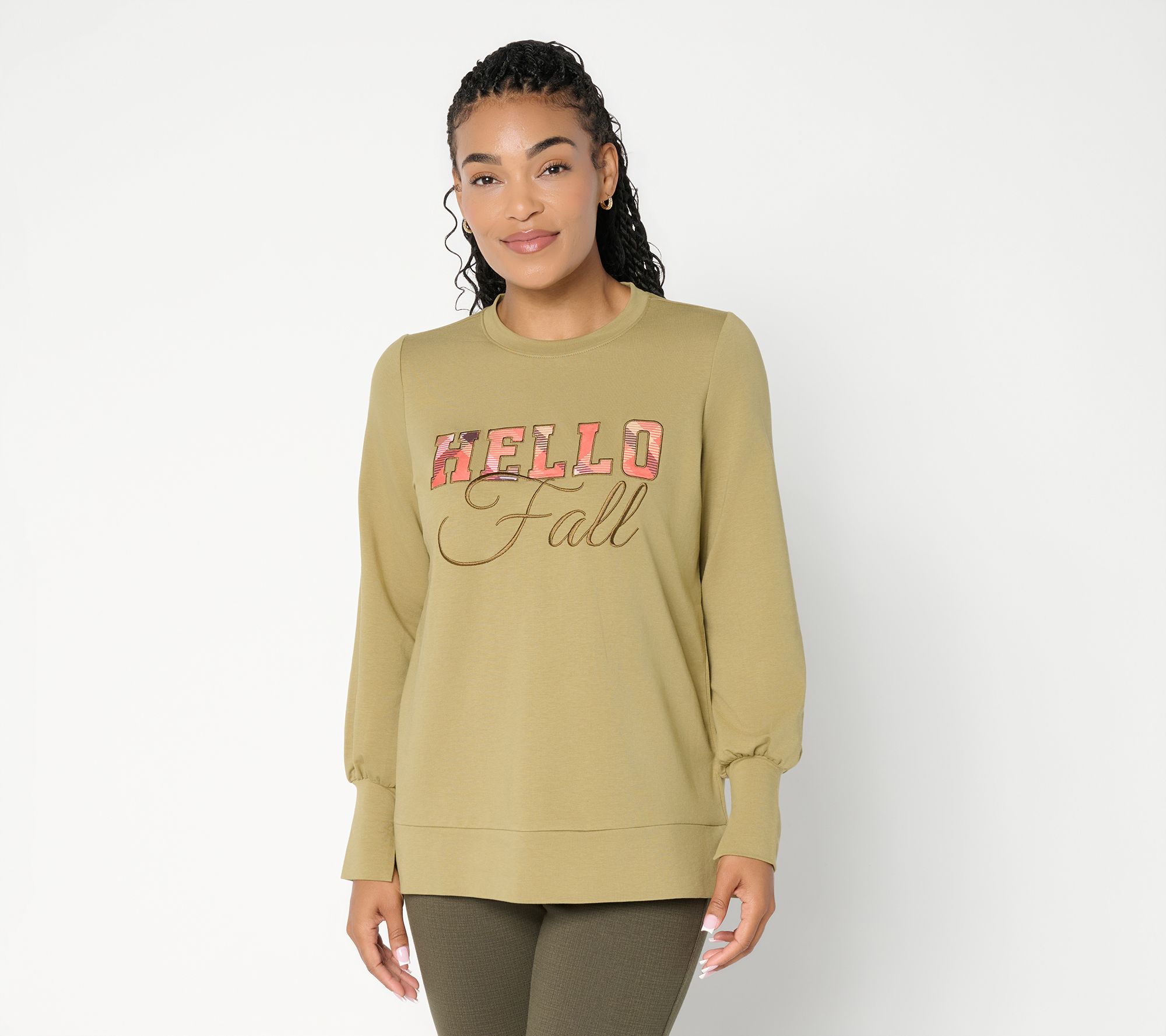 Belle by Kim Gravel French Terry Cozy Season Hello Fall Top