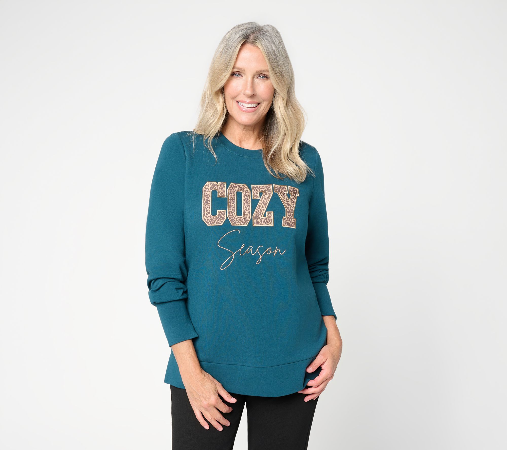 Belle by Kim Gravel French Terry Cozy Season Hello Fall Top