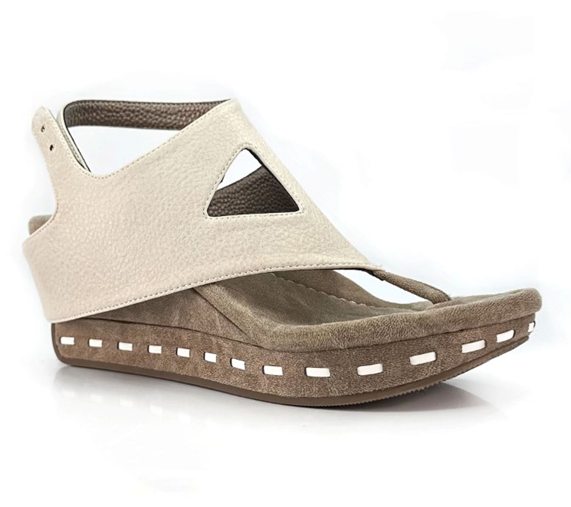 Modzori Venitia Reversible Sandal - Off White Flips to Pewter